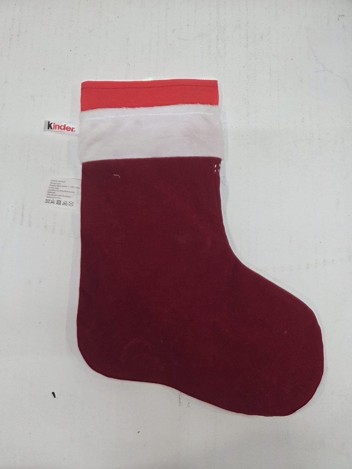 Bota Navideña de Tela Kinder® (Edición Especial / Promocional)