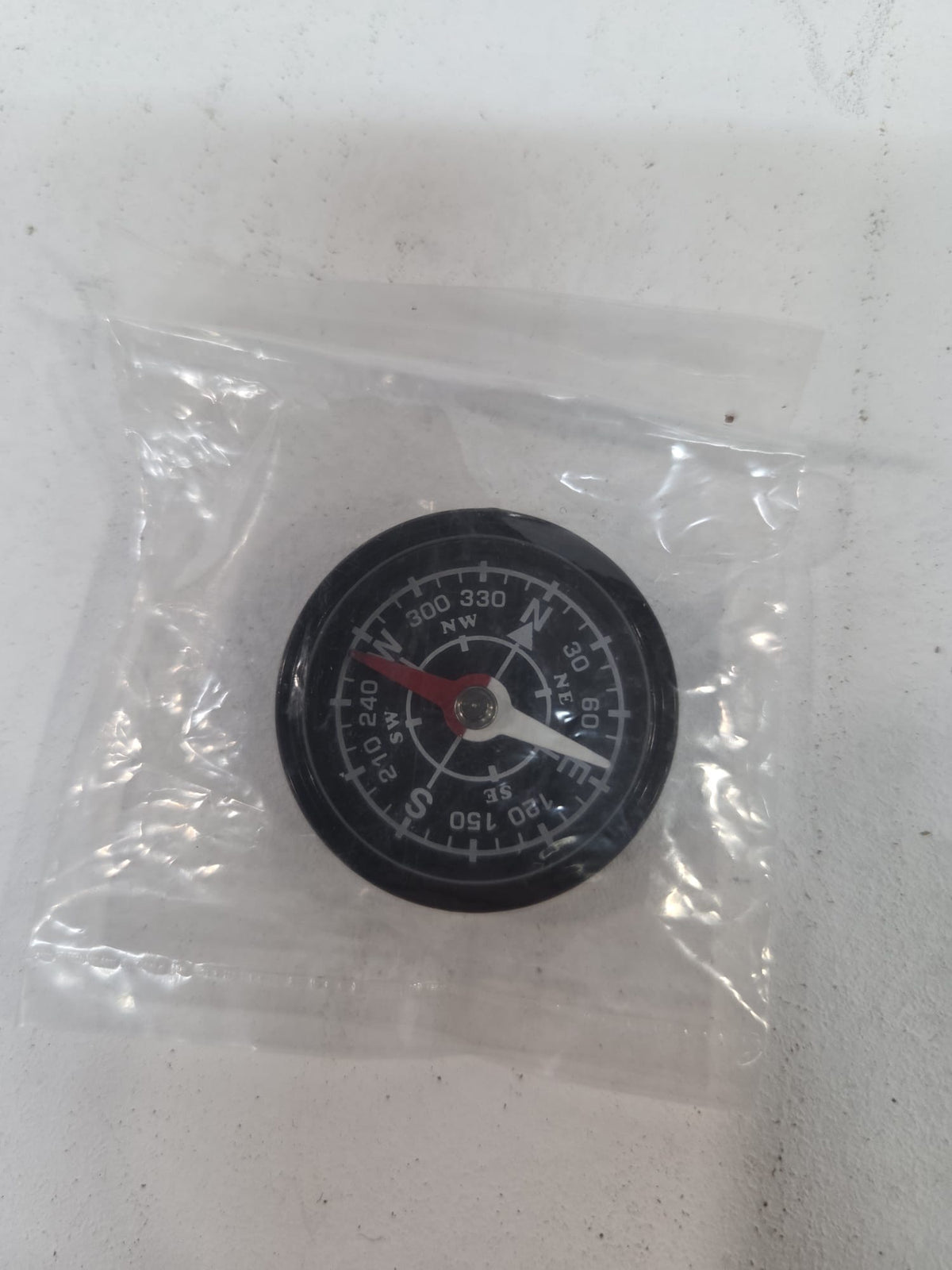 Mini Brújula de Bolsillo / Camping / Senderismo (Nueva en bolsa)