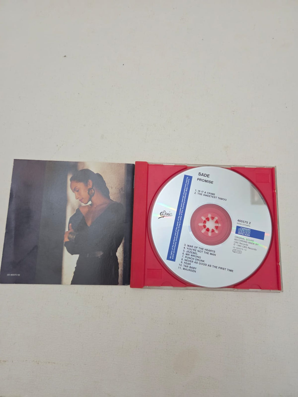 CD Sade – Promise (Álbum Original 1985 / Epic Records)