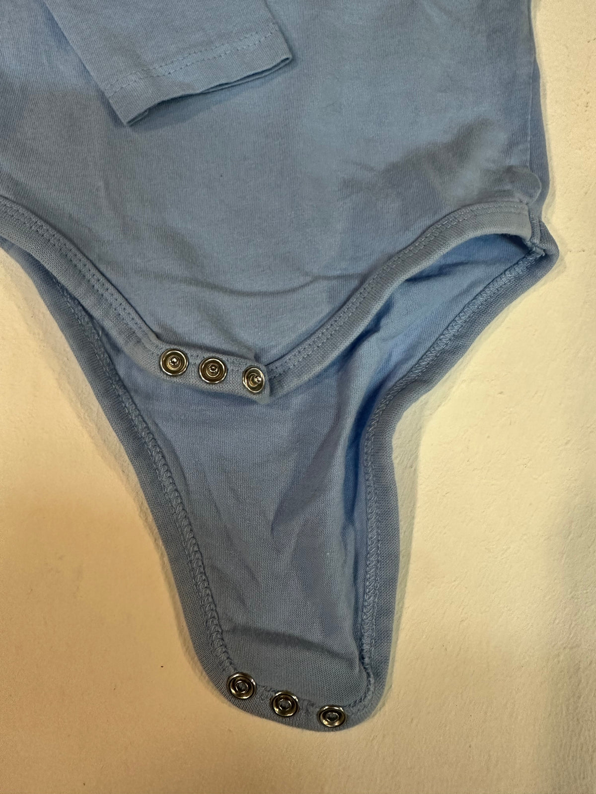 Body Manga Larga Bebé Azul con Zorrito So Cute (9-12 meses / 80 cm)
