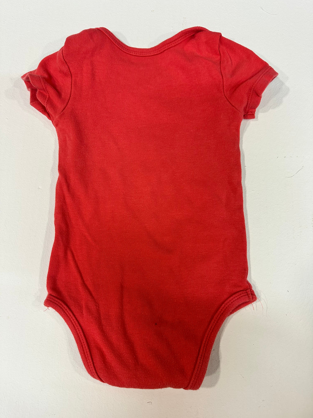 Body bebé niña rosa coral / rojo "Happy Good Time" - In Extenso Talla 4-6M (68 cm)