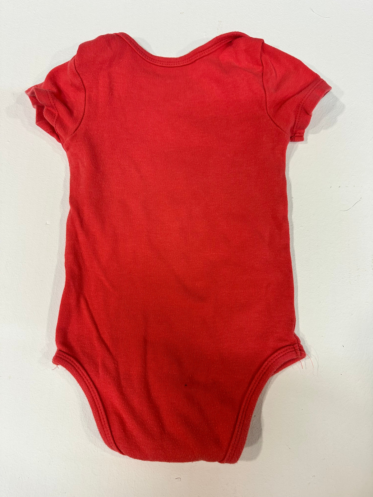 Body bebé niña rosa coral / rojo "Happy Good Time" - In Extenso Talla 4-6M (68 cm)