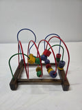 Juguete de Motricidad Fina / Laberinto de Cuentas de Madera Didáctico para Bebés y Niños