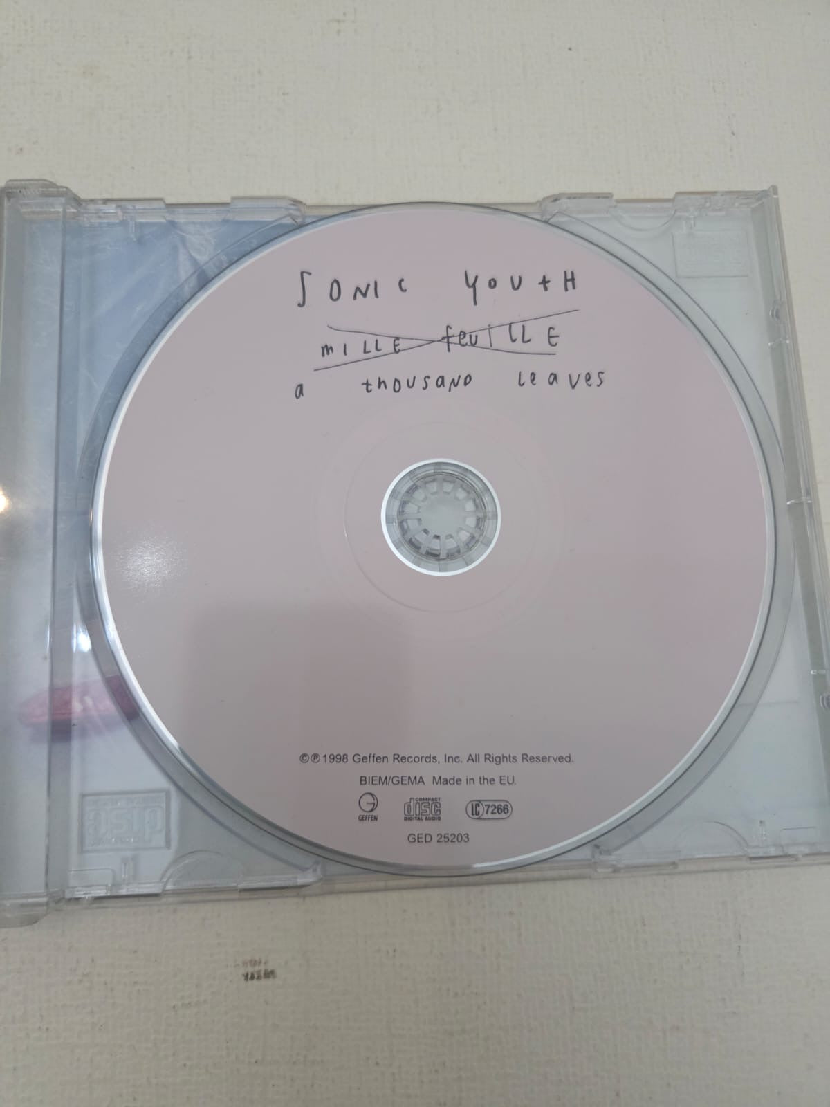 CD Sonic Youth - A Thousand Leaves (Edición Original 1998 - Geffen)⁠