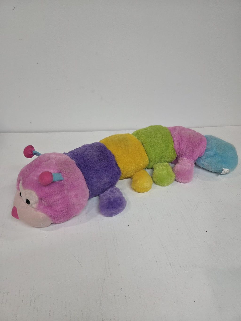 Peluche Oruga Gigante Multicolor Suave (90 cm)