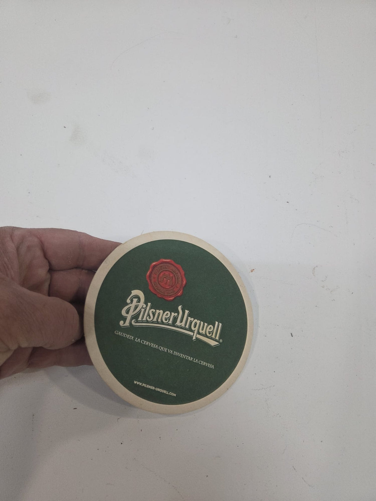 Posavasos Coleccionable Pilsner Urquell (En Catalán / Edición Especial)