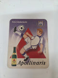 Posavasos Vintage R.S.C. Anderlecht - Publicidad Apollinaris (Temporada 2007/2008)