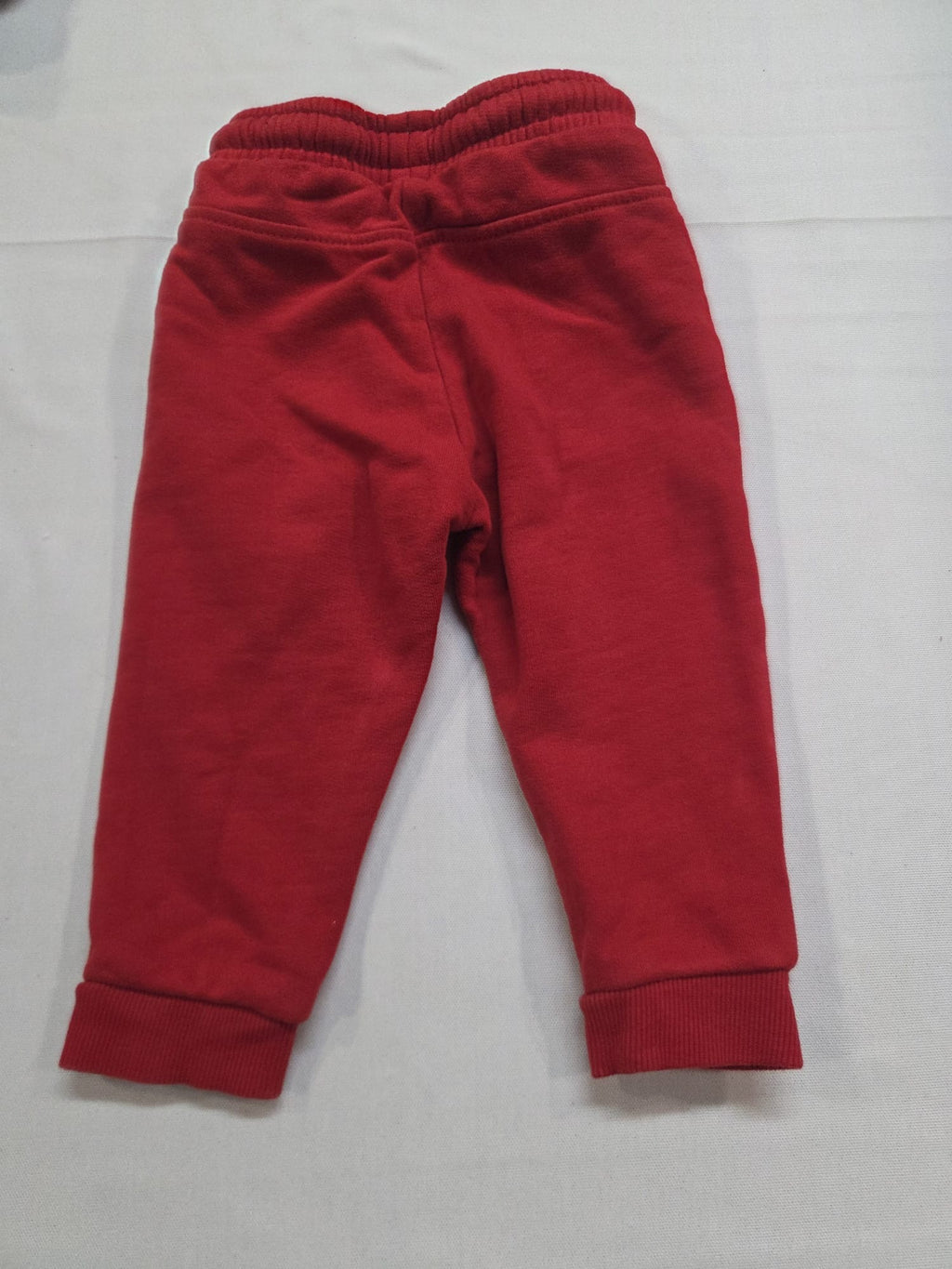 Pantalón de Chándal Rojo Bebé (12-18 Meses / 80 cm) - Con Bolsillos y