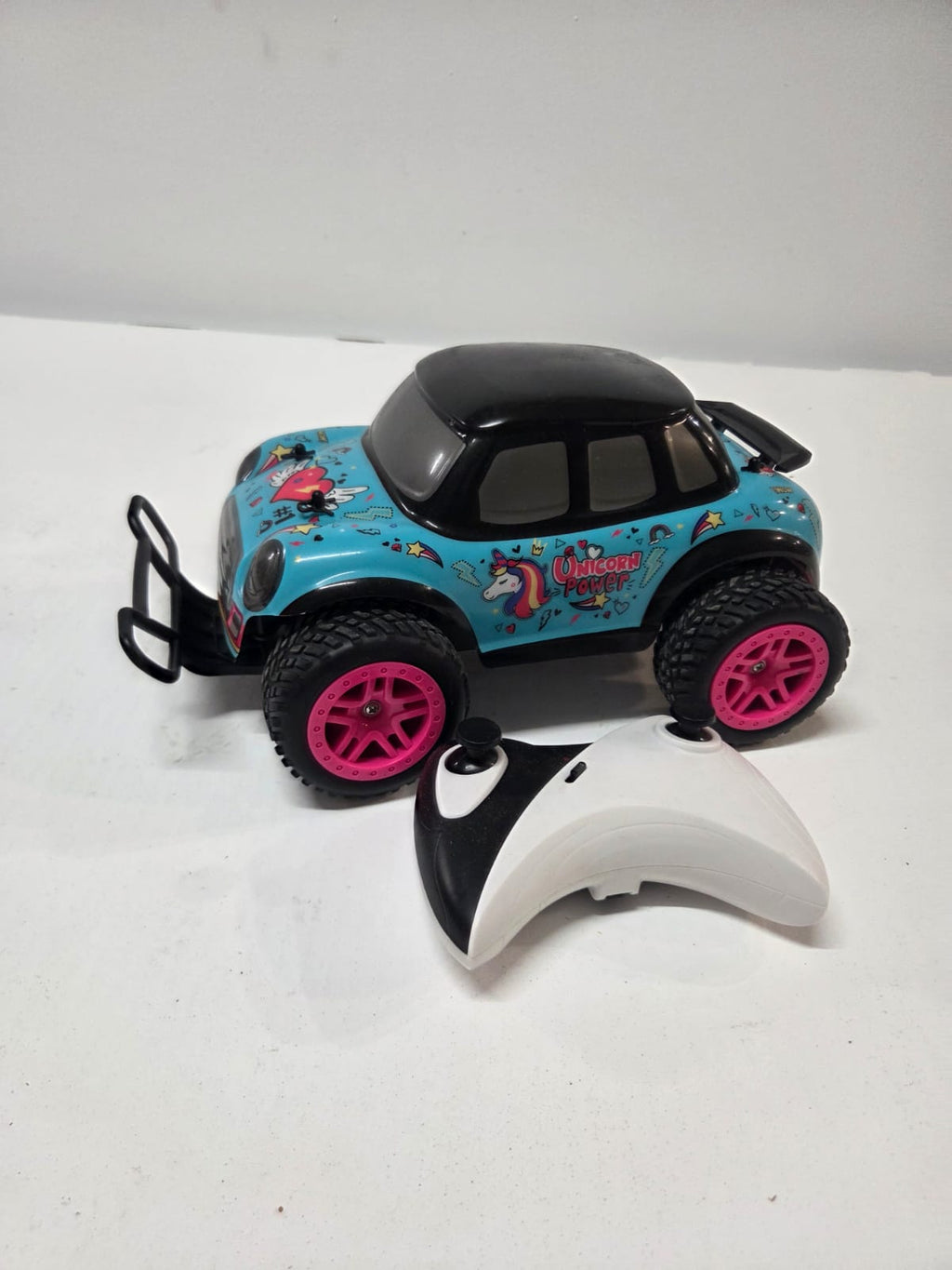 Coche Teledirigido Infantil "Unicorn Power" RC - Coche de Juguete Radiocontrol Off-Road con Mando