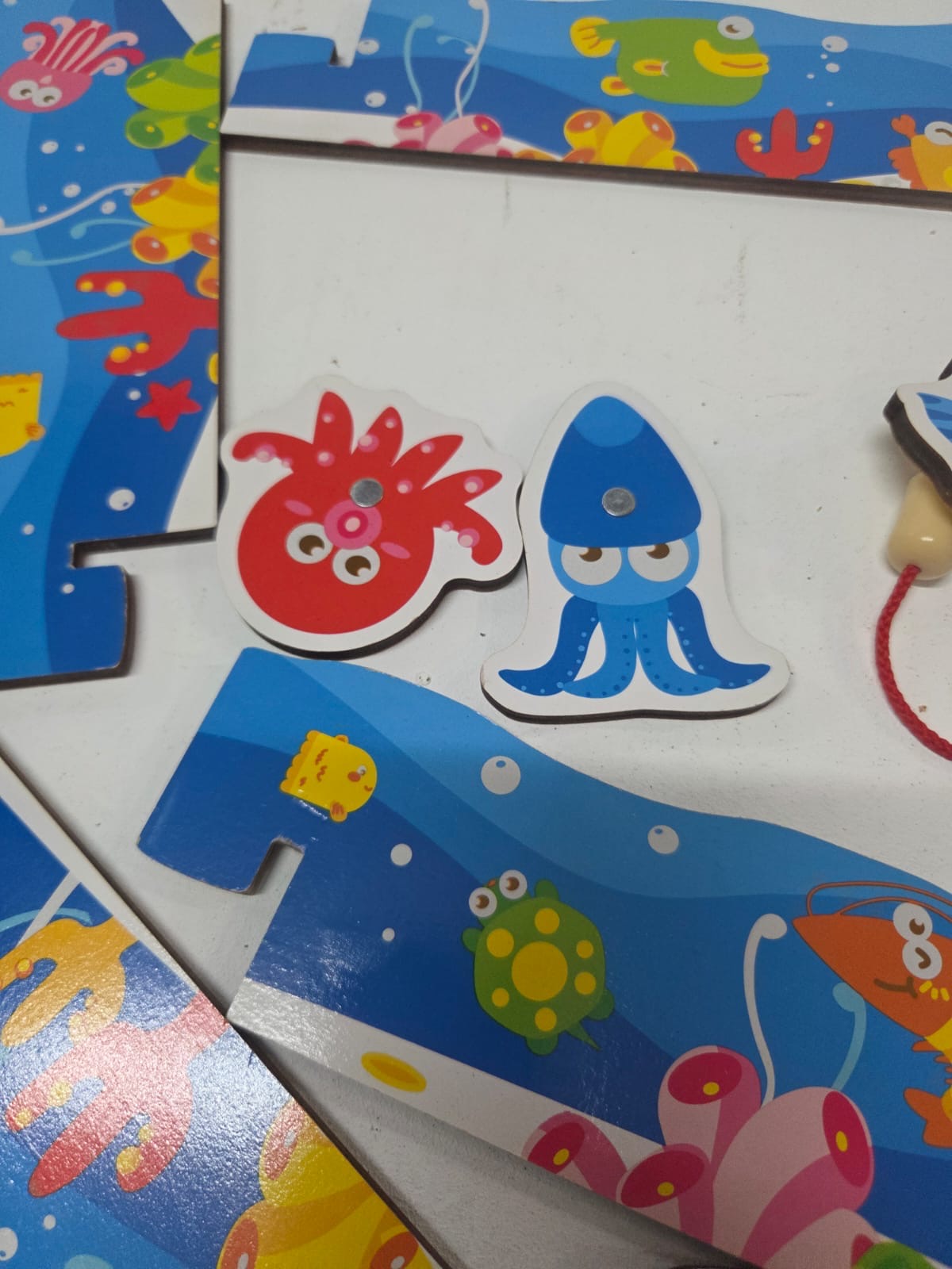 Juego de Pesca Magnético de Madera - Mundo Diver (ALDI)