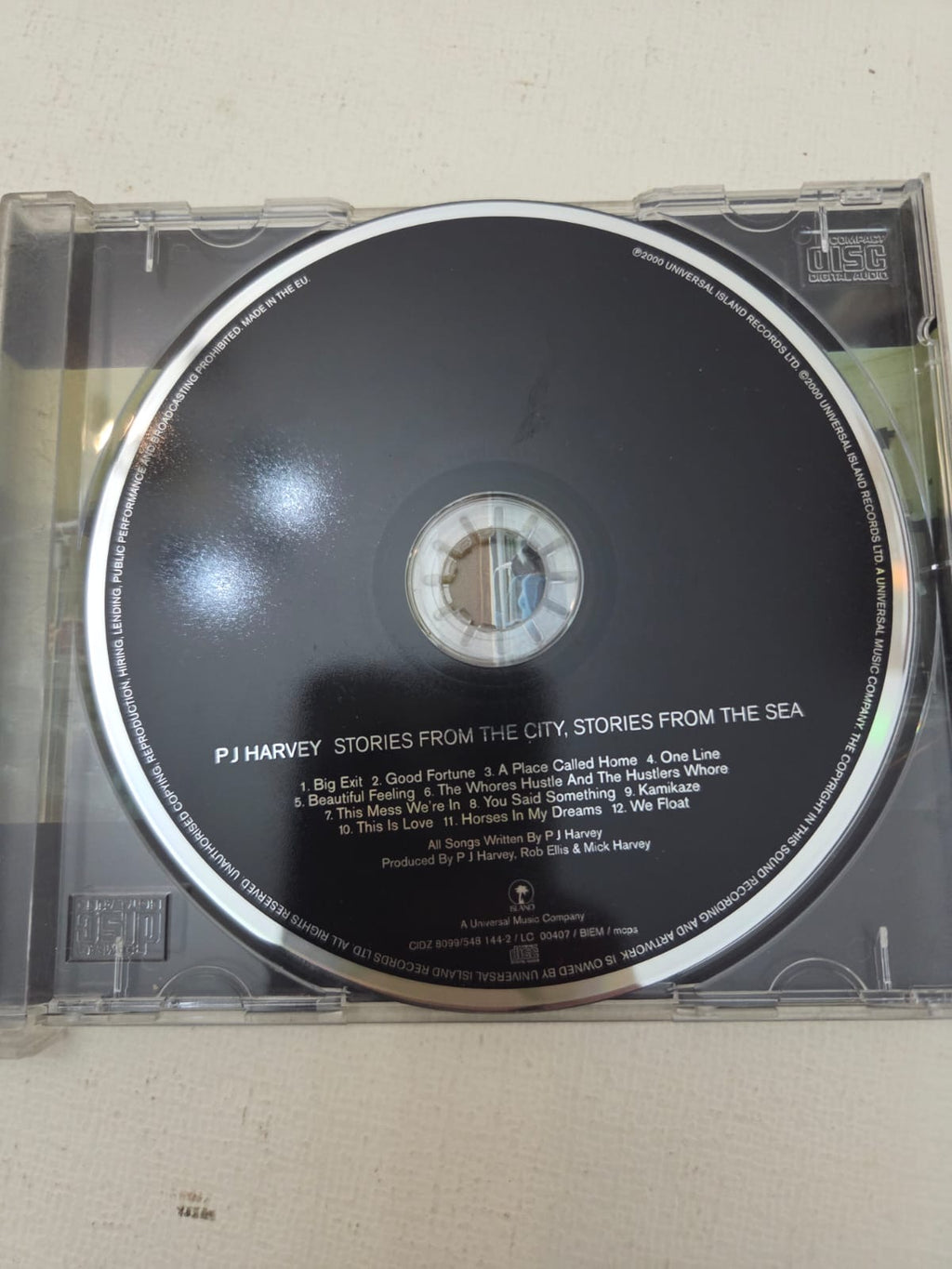 CD PJ Harvey – Stories From The City, Stories From The Sea (Edición EU, 2000)