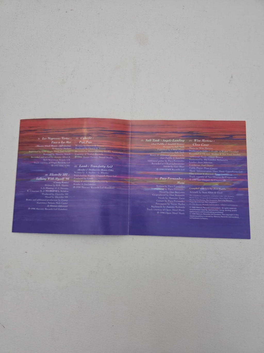 Álbum en CD: Café del Mar – Volumen Cinco (1998)