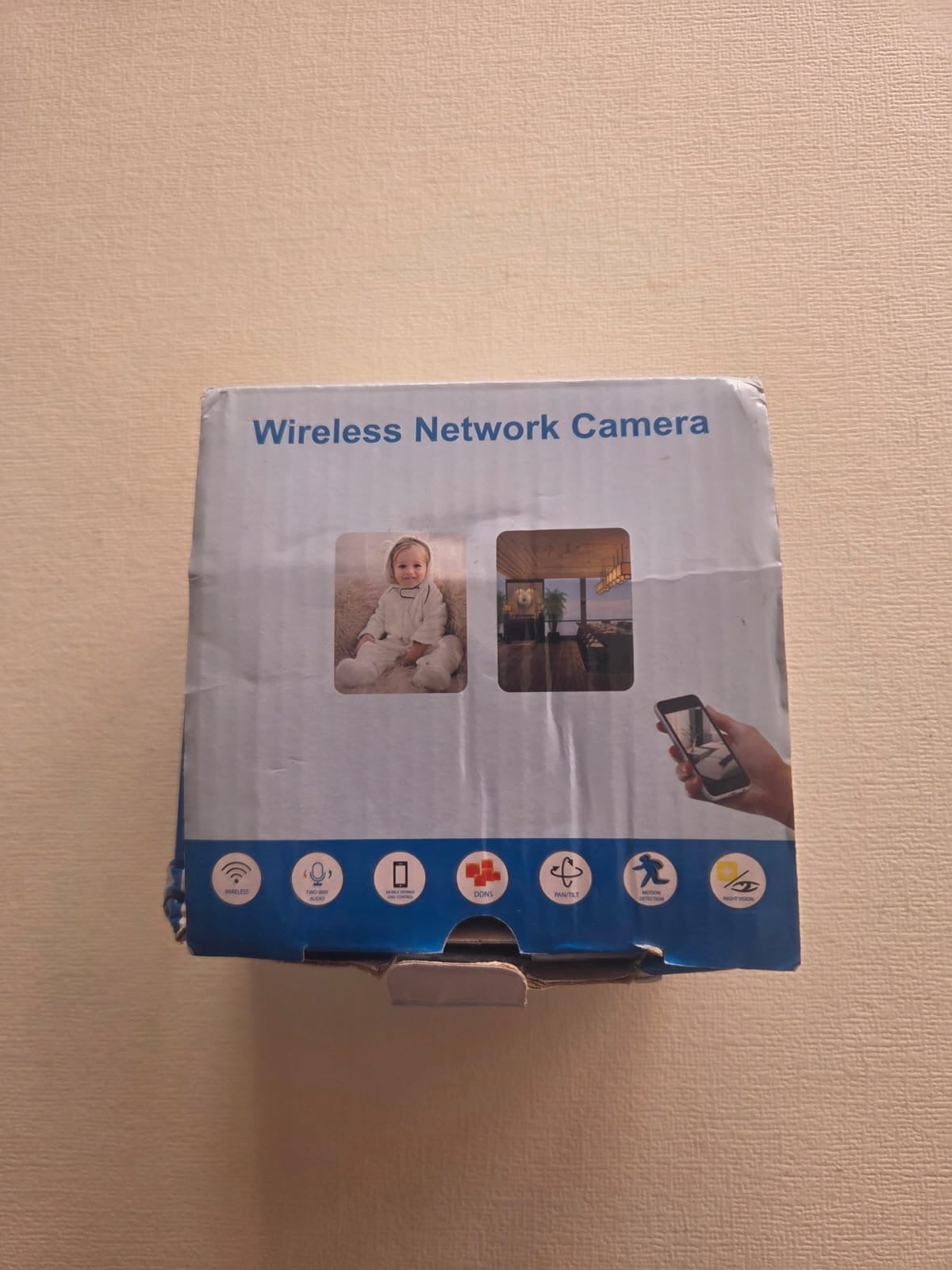 Cámara de Vigilancia IP WiFi HD – Monitor de Bebés y Seguridad Interior con Visión Nocturna y Audio Bidireccional