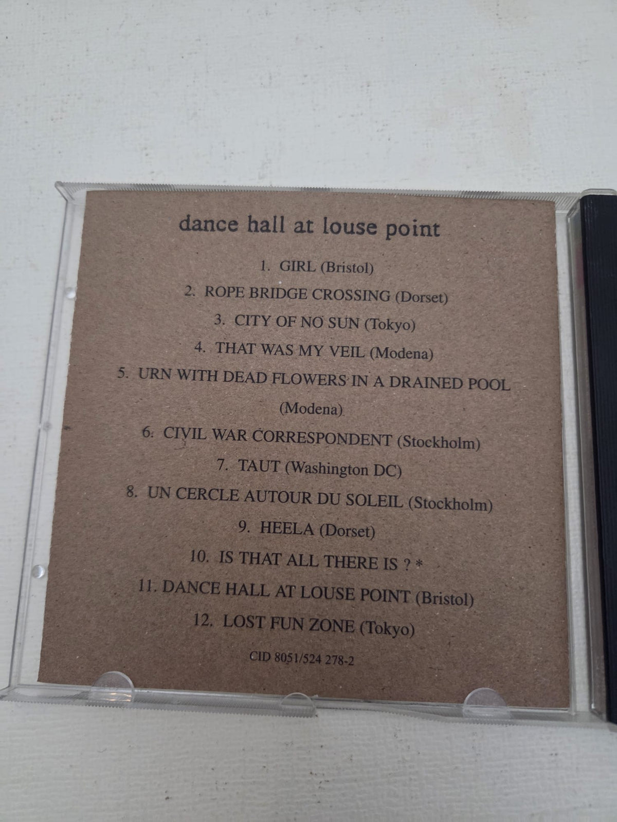 CD PJ Harvey & John Parish – Dance Hall at Louse Point (1996)