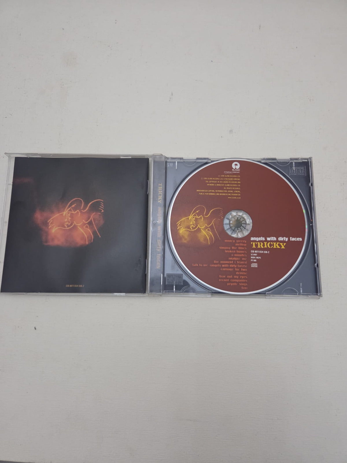 Tricky – Angels With Dirty Faces (CD, Album, 1998)