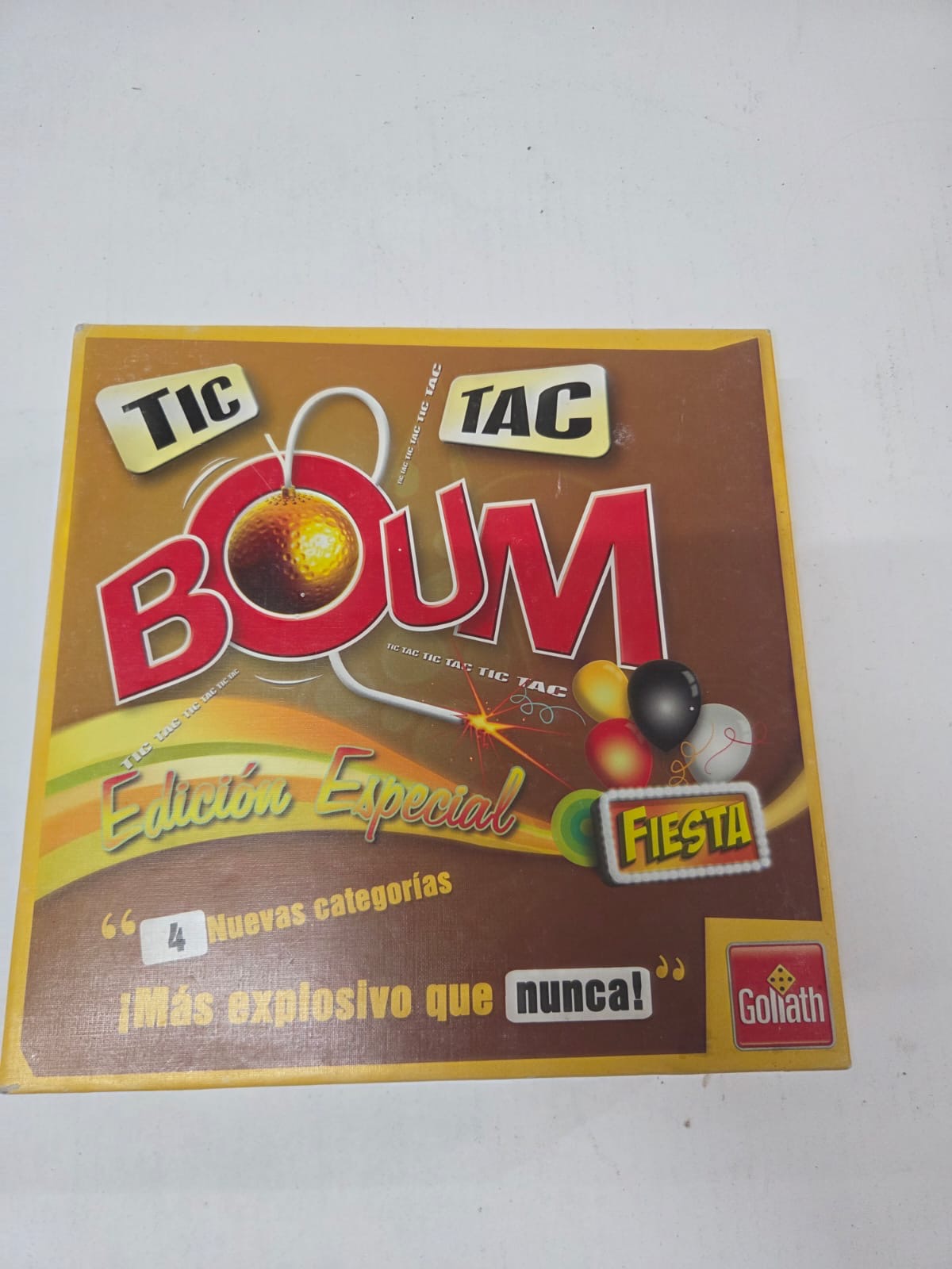 Juego de Mesa Tic Tac Boum: Edición Especial Fiesta (Goliath) – Usado / Segunda Mano