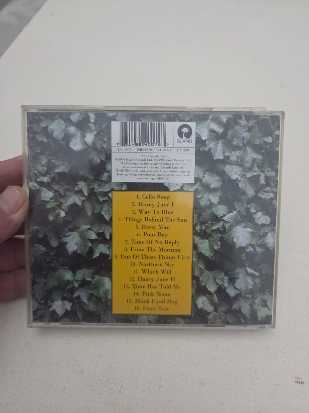 CD Nick Drake – Way To Blue: An Introduction To Nick Drake (1994, Island Masters)