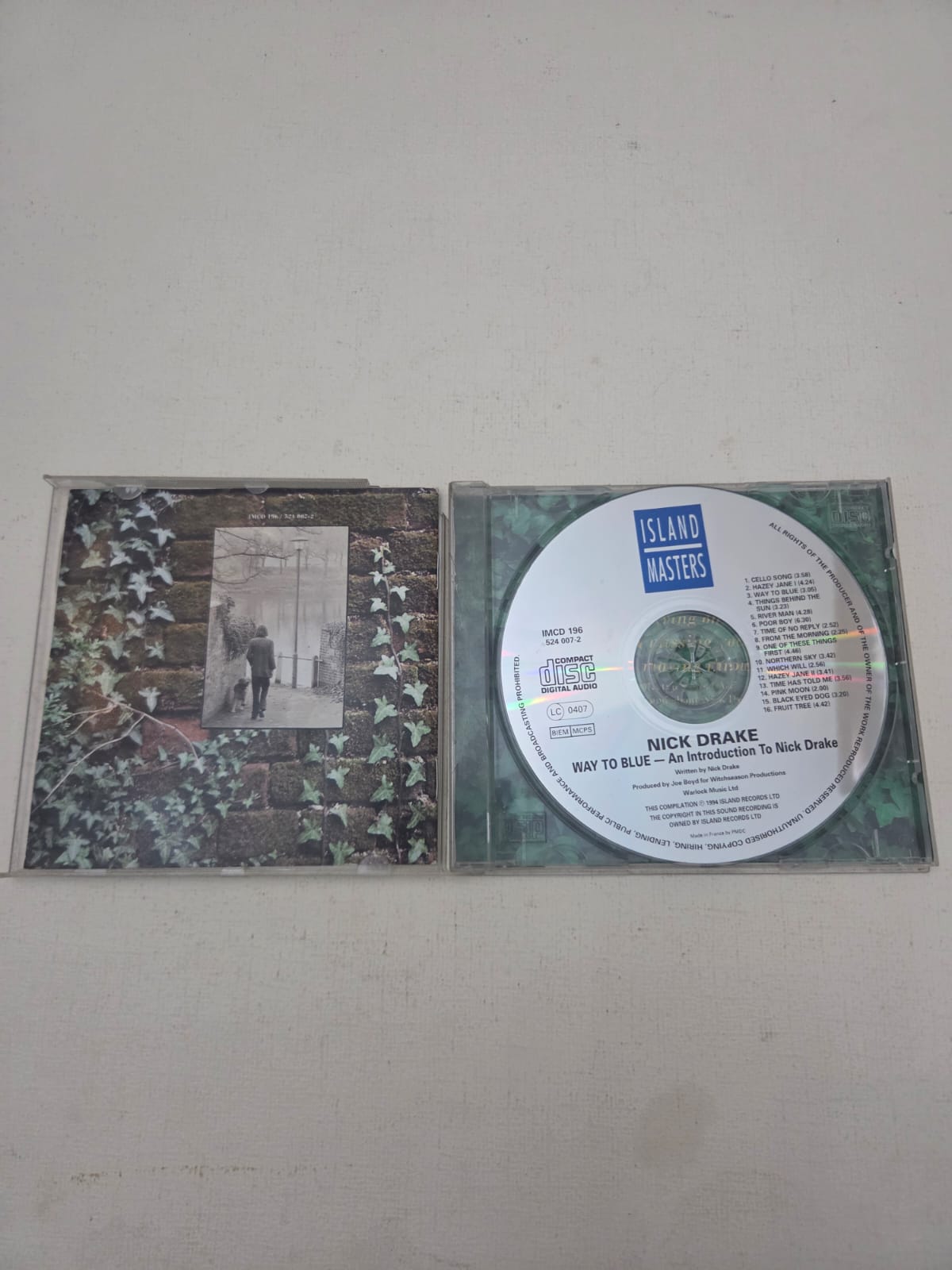 CD Nick Drake – Way To Blue: An Introduction To Nick Drake (1994, Island Masters)