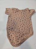 Body de bebé manga corta beige con estampado animal print – Talla 86/92 (Sweet & Soft)