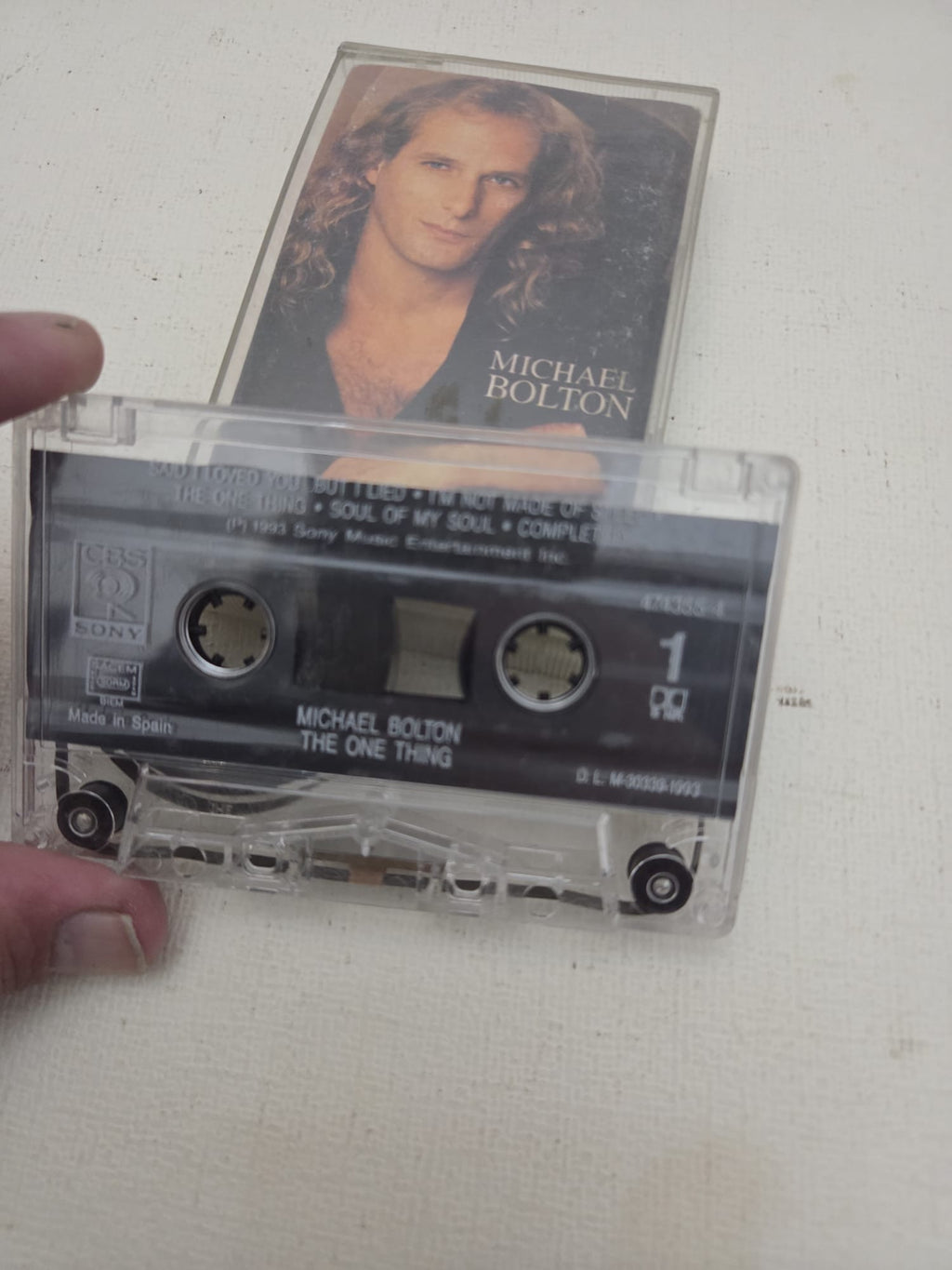 Cassette Michael Bolton - The One Thing (1993) Sony Music