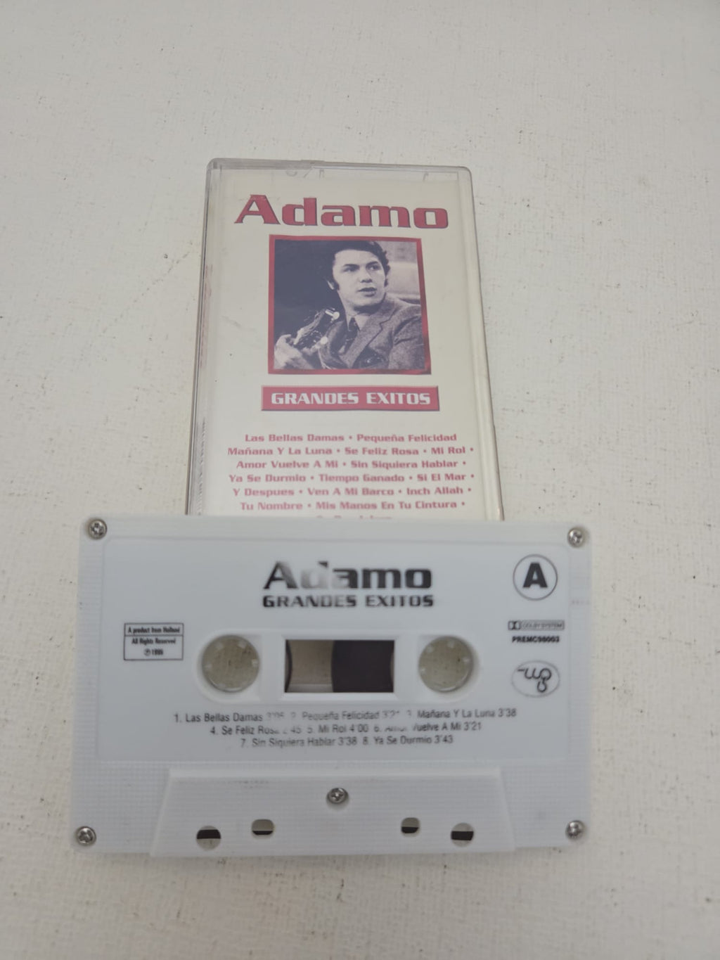 Cassette Adamo - Grandes Éxitos (Historic Live Recordings) | Cinta Cassette Original