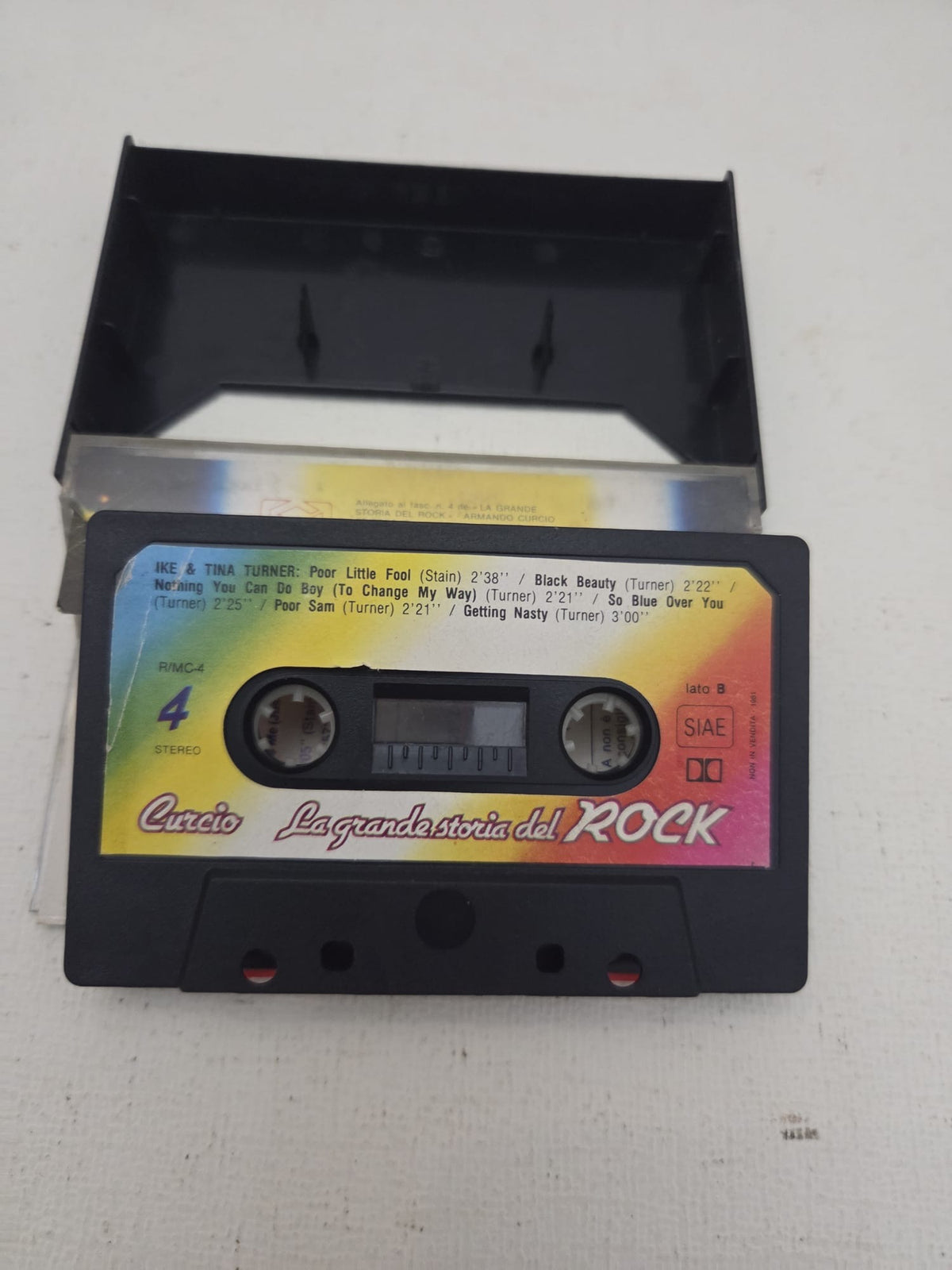 Cassette Ike & Tina Turner - La Grande Storia del Rock Vol. 4 (Curcio)