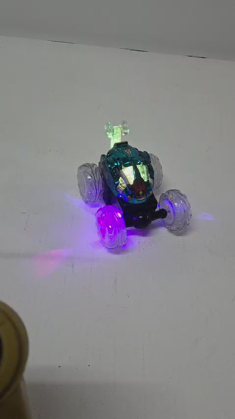 Coche Acrobático Teledirigido R/C con Luces LED y Música - Mini Stunt
