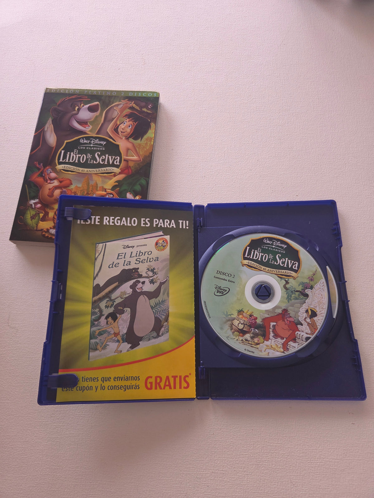 DVD El libro de la selva.
