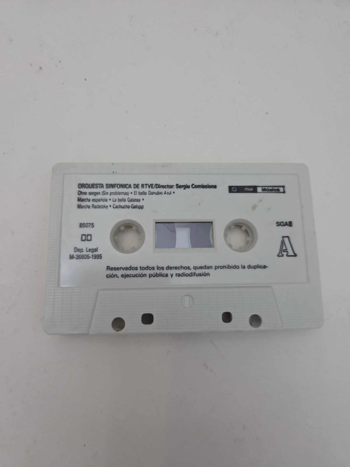 Orquesta Sinfónica de RTVE – Cassette Original "Suspiros de Viena" (Edición RNE 1995)