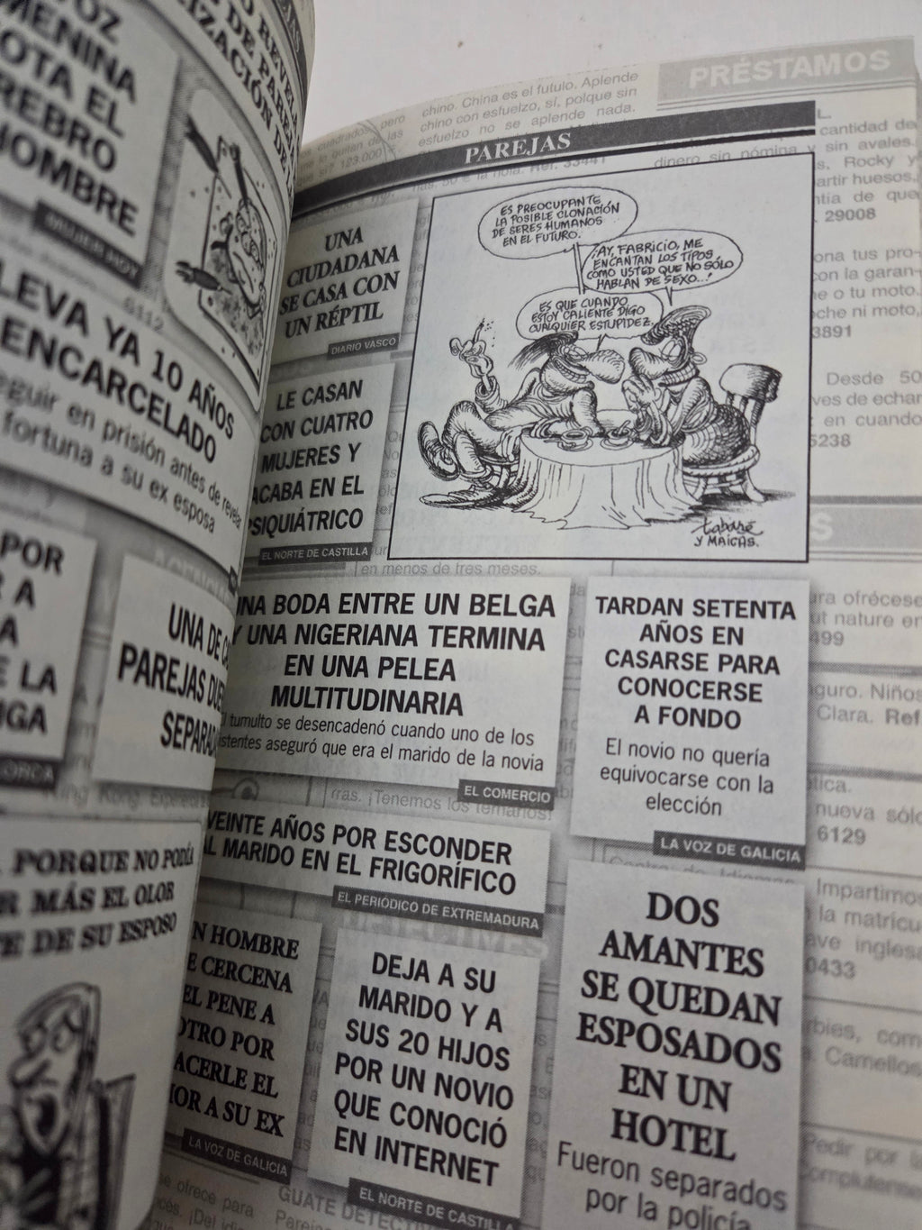 Recortes de la Prensa Seria - El Jueves.