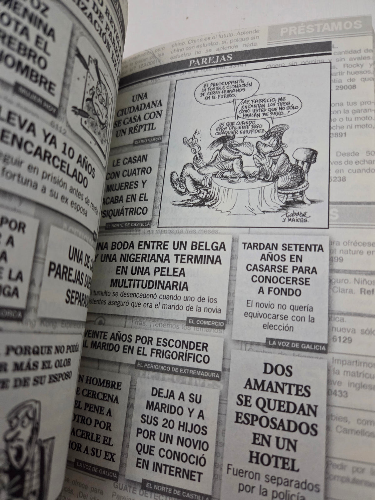 Recortes de la Prensa Seria - El Jueves.