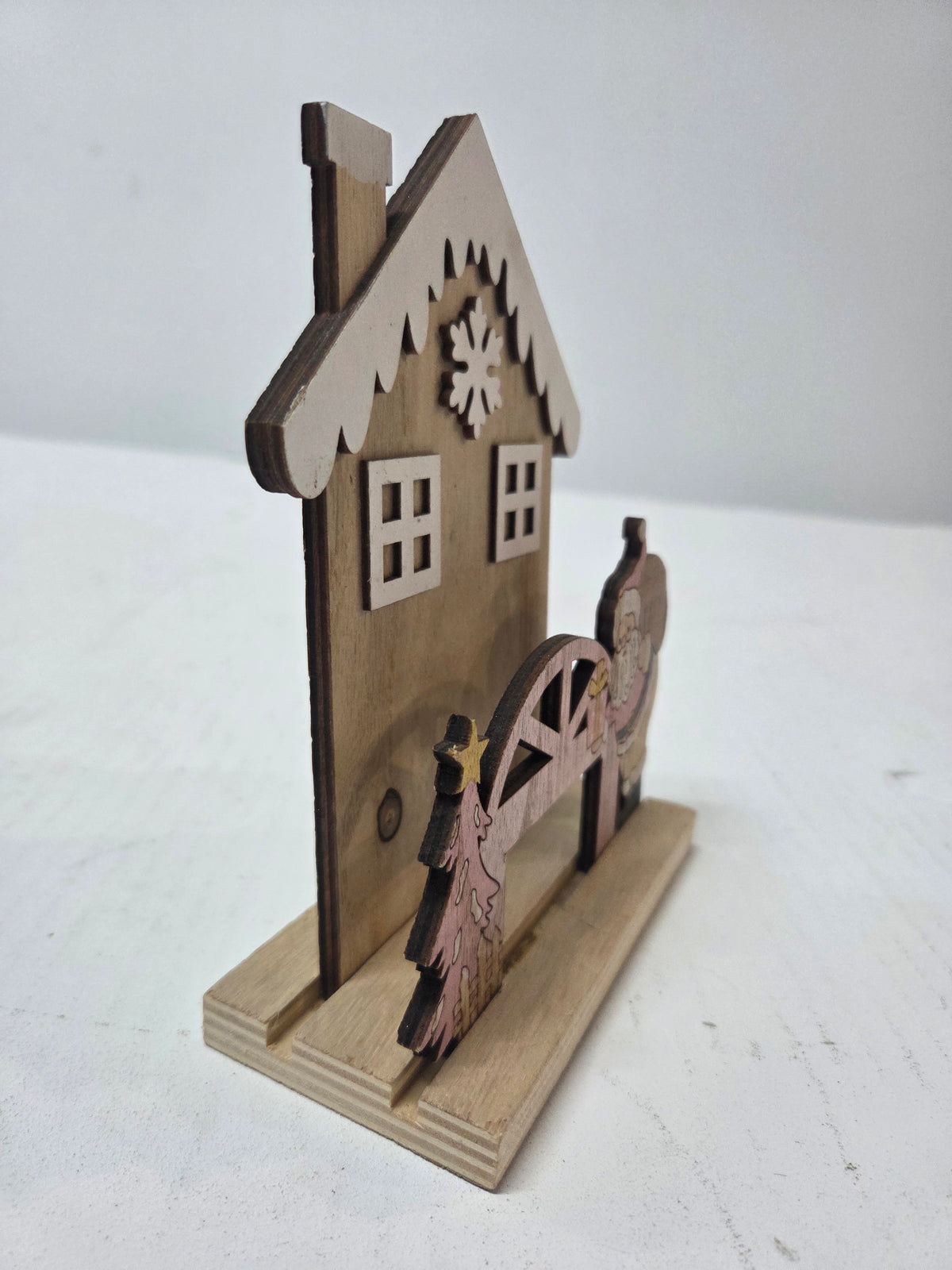 Decoración Navideña de Madera Desmontable