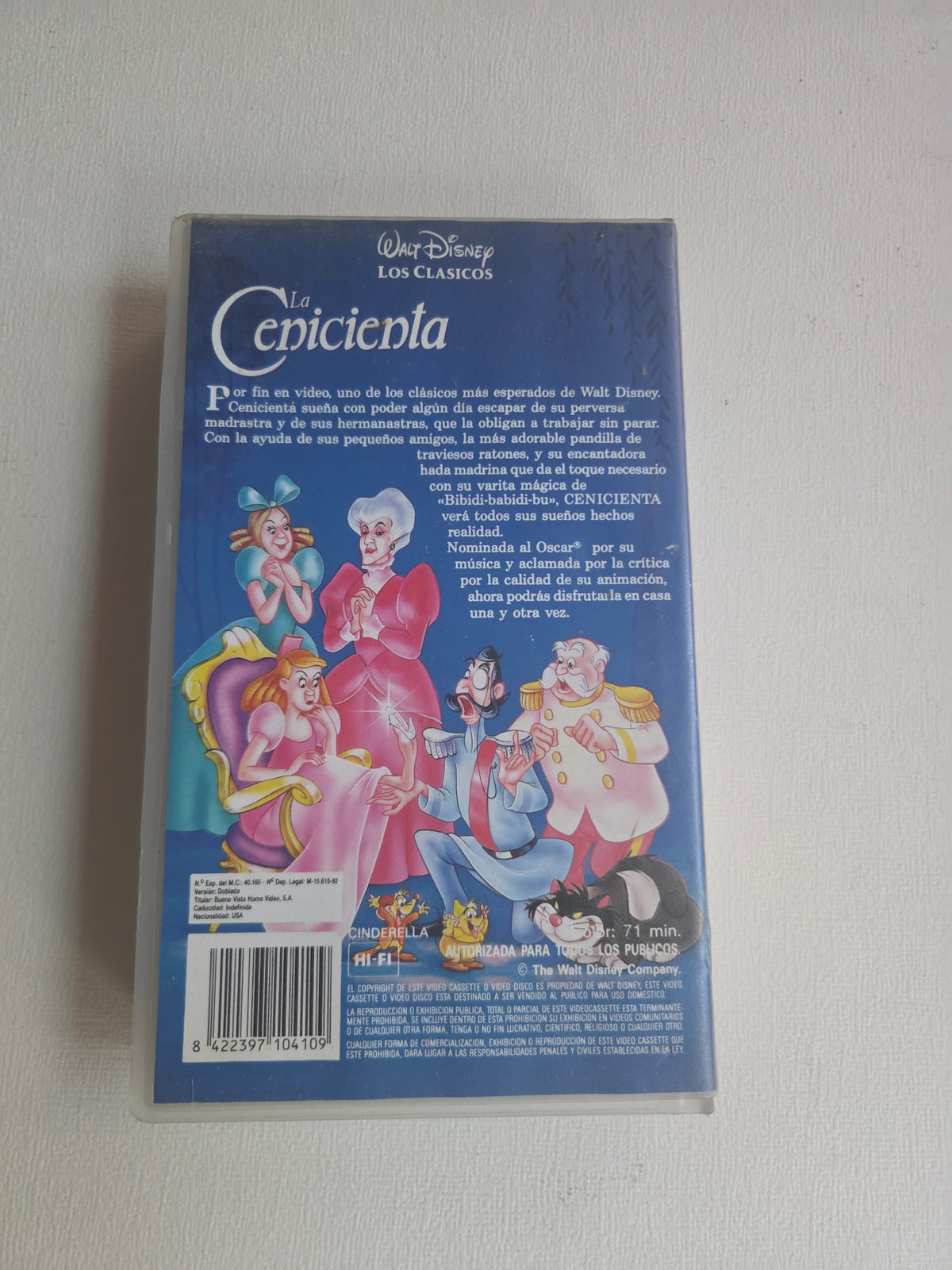 VHS La Cenicienta.