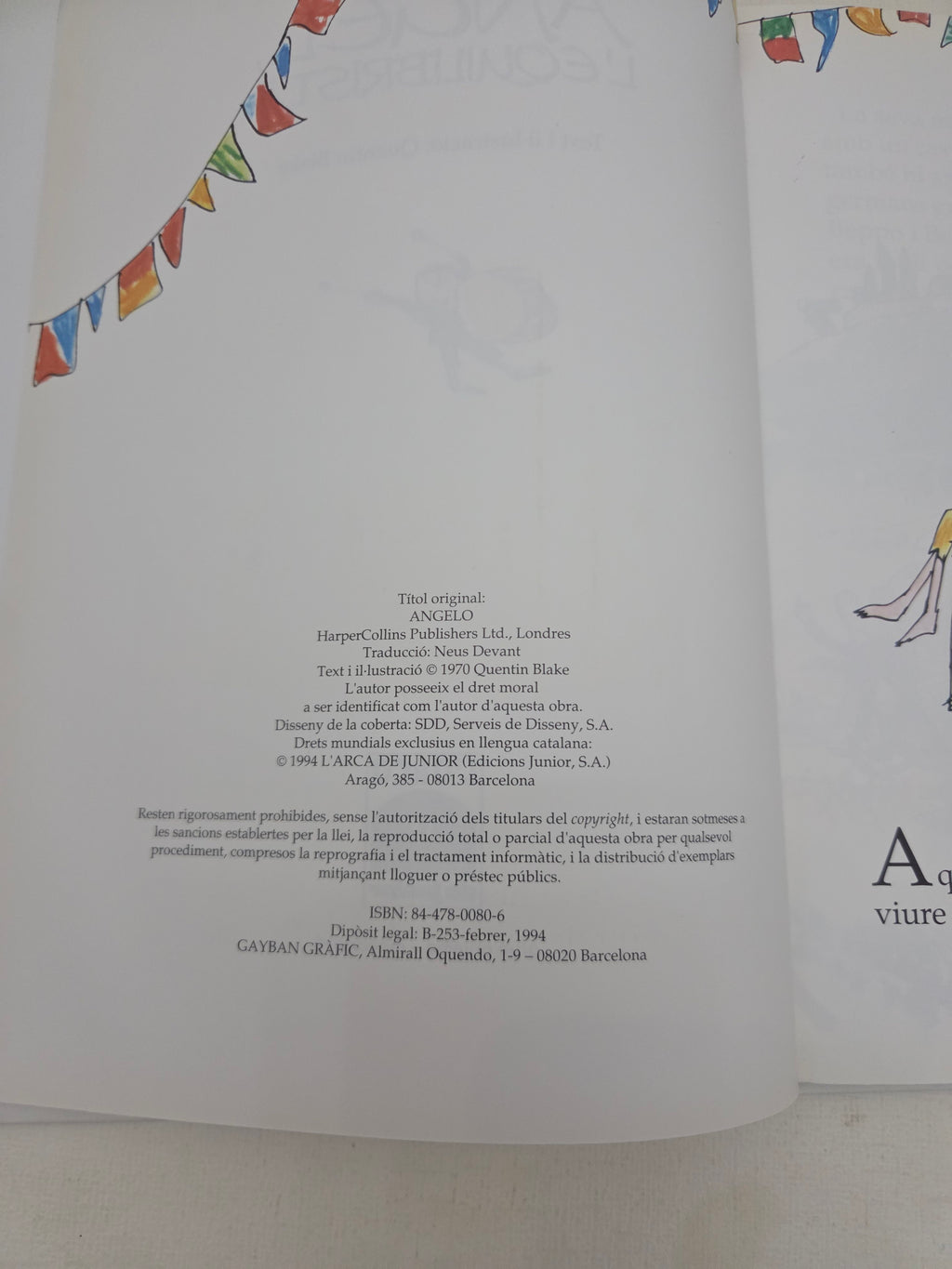 Libro Infantil: Àngel, l'Equilibrista - Quentin Blake