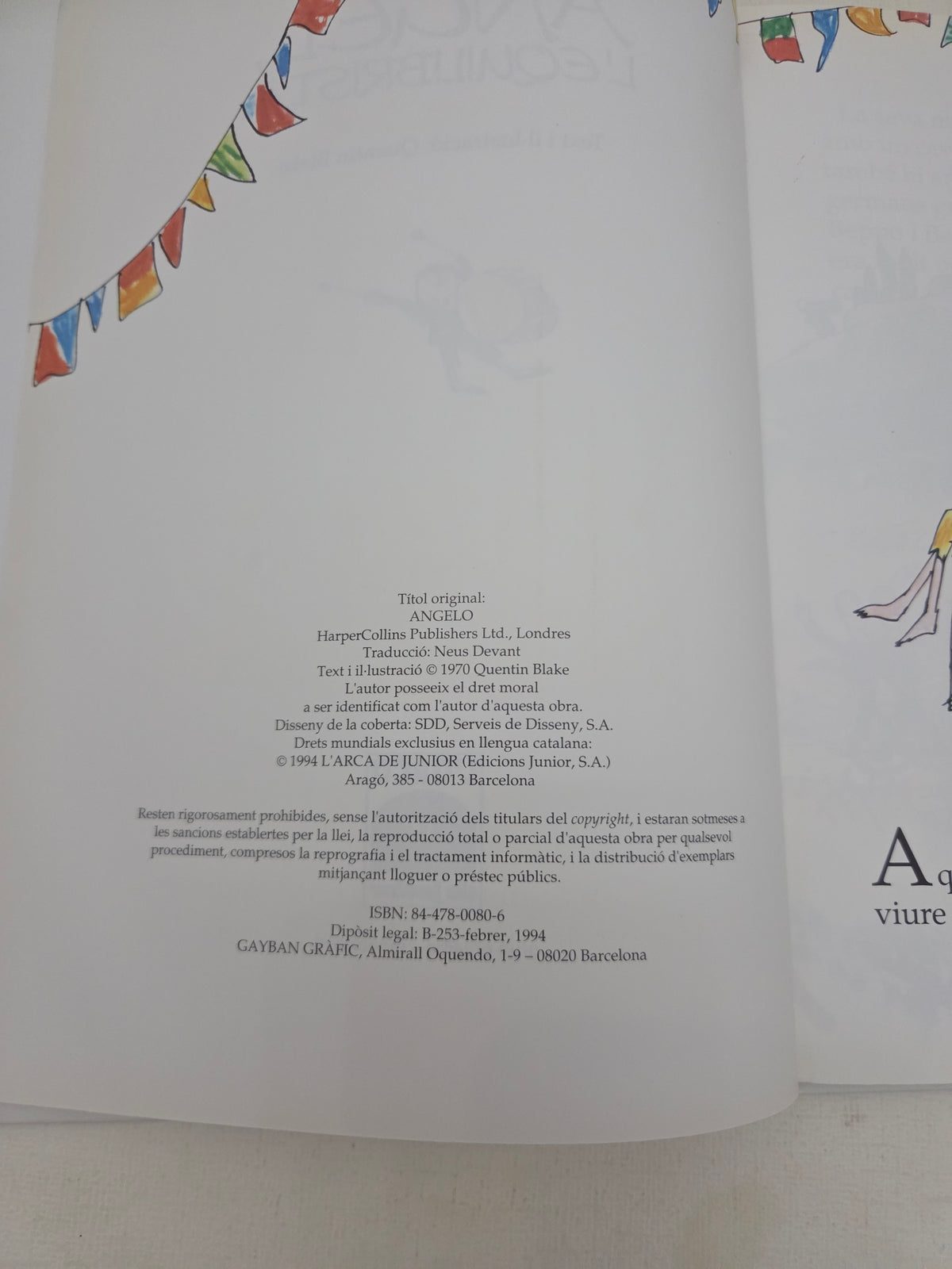 Libro Infantil: Àngel, l'Equilibrista - Quentin Blake
