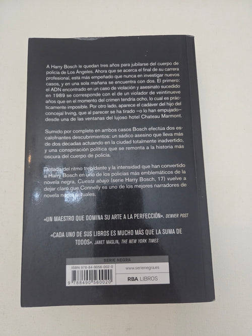 "Cuesta abajo" - Michael Connelly