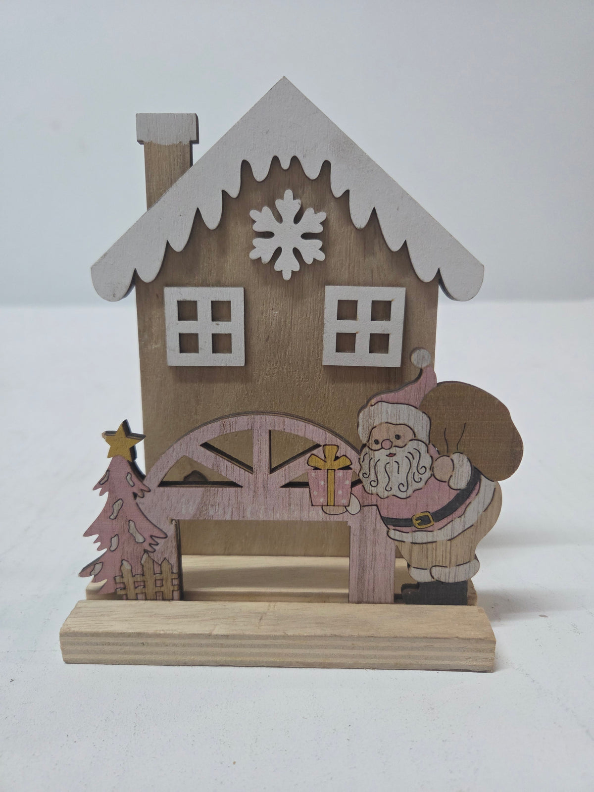 Decoración Navideña de Madera Desmontable