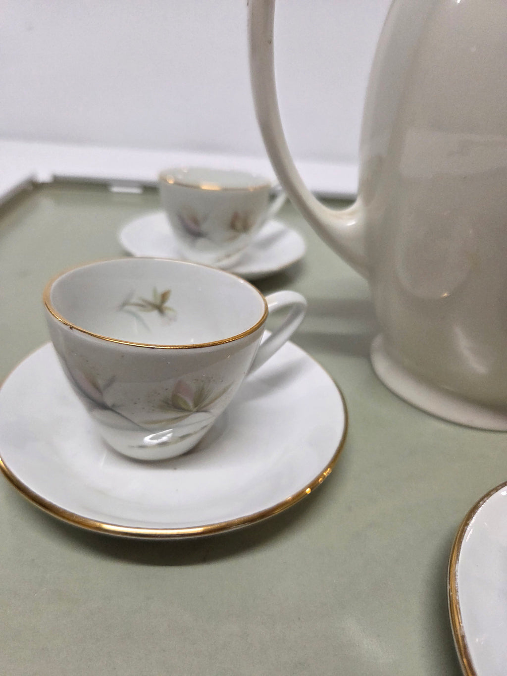 Juego de café vintage de porcelana Porzelanit