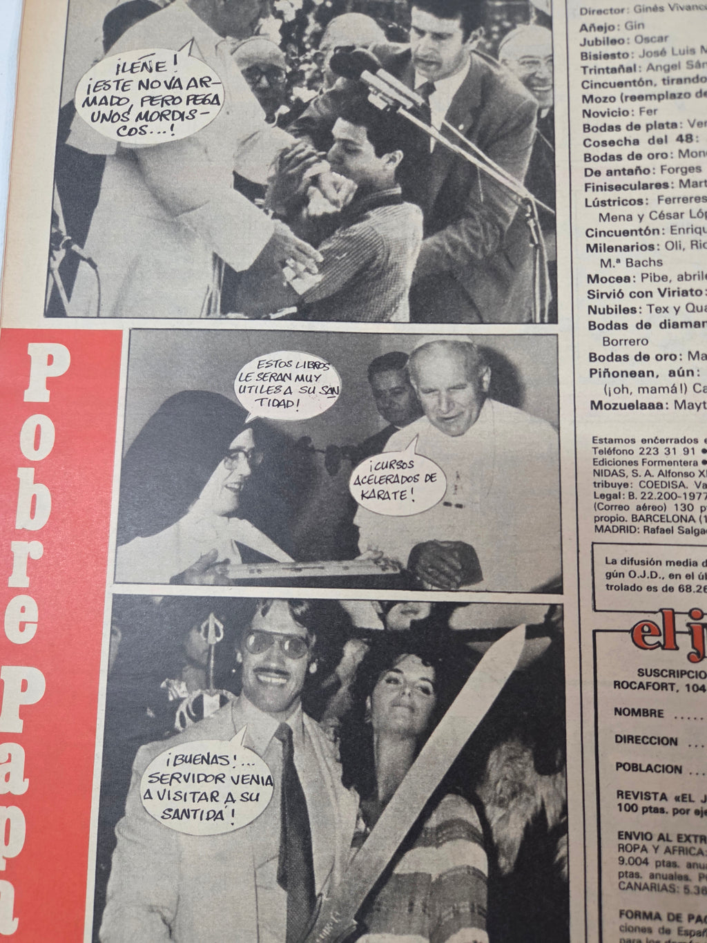 Revista "El Jueves" junio 1982