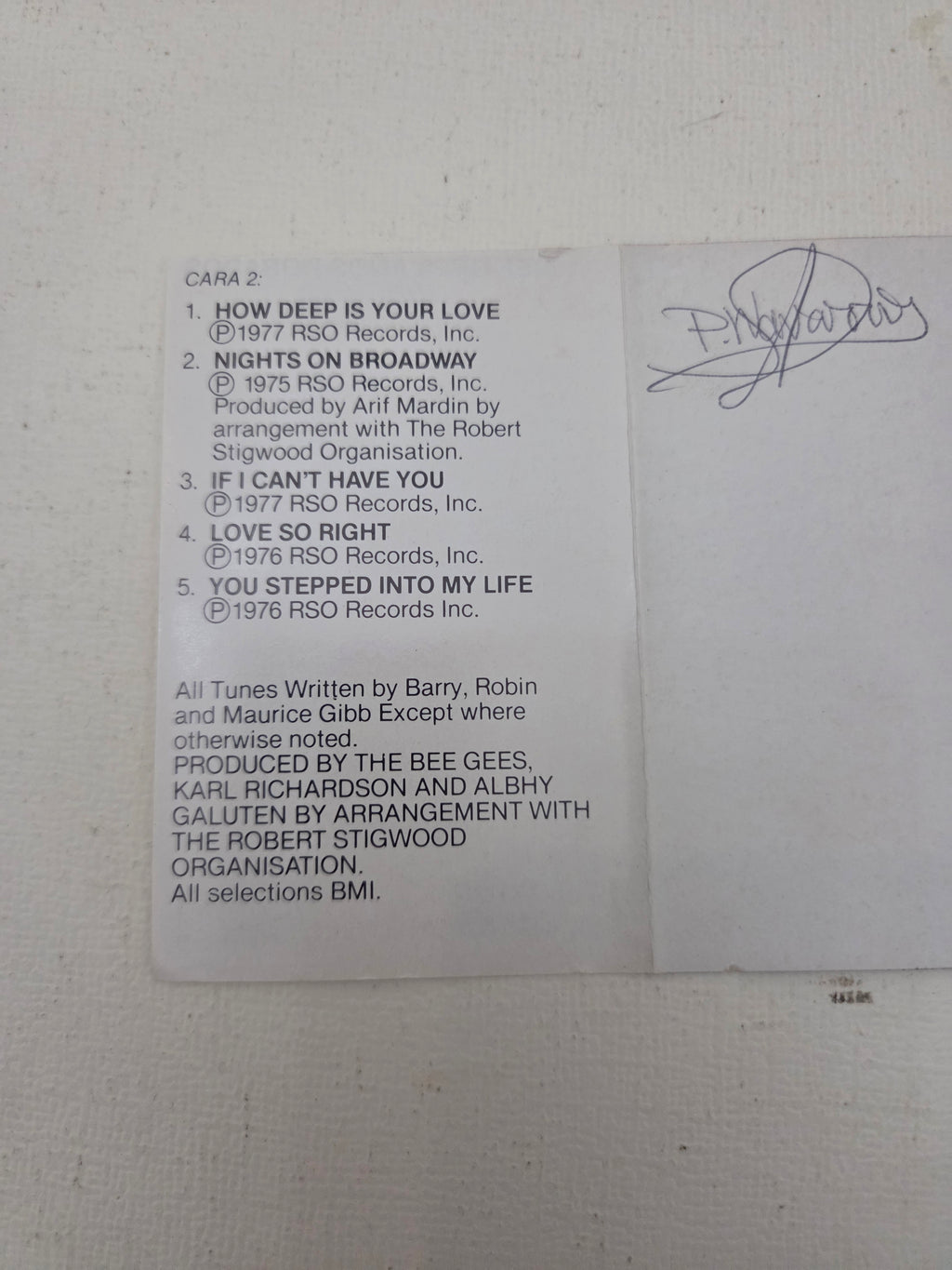 Cassette Bee Gees – Años Dorados 1975-1980