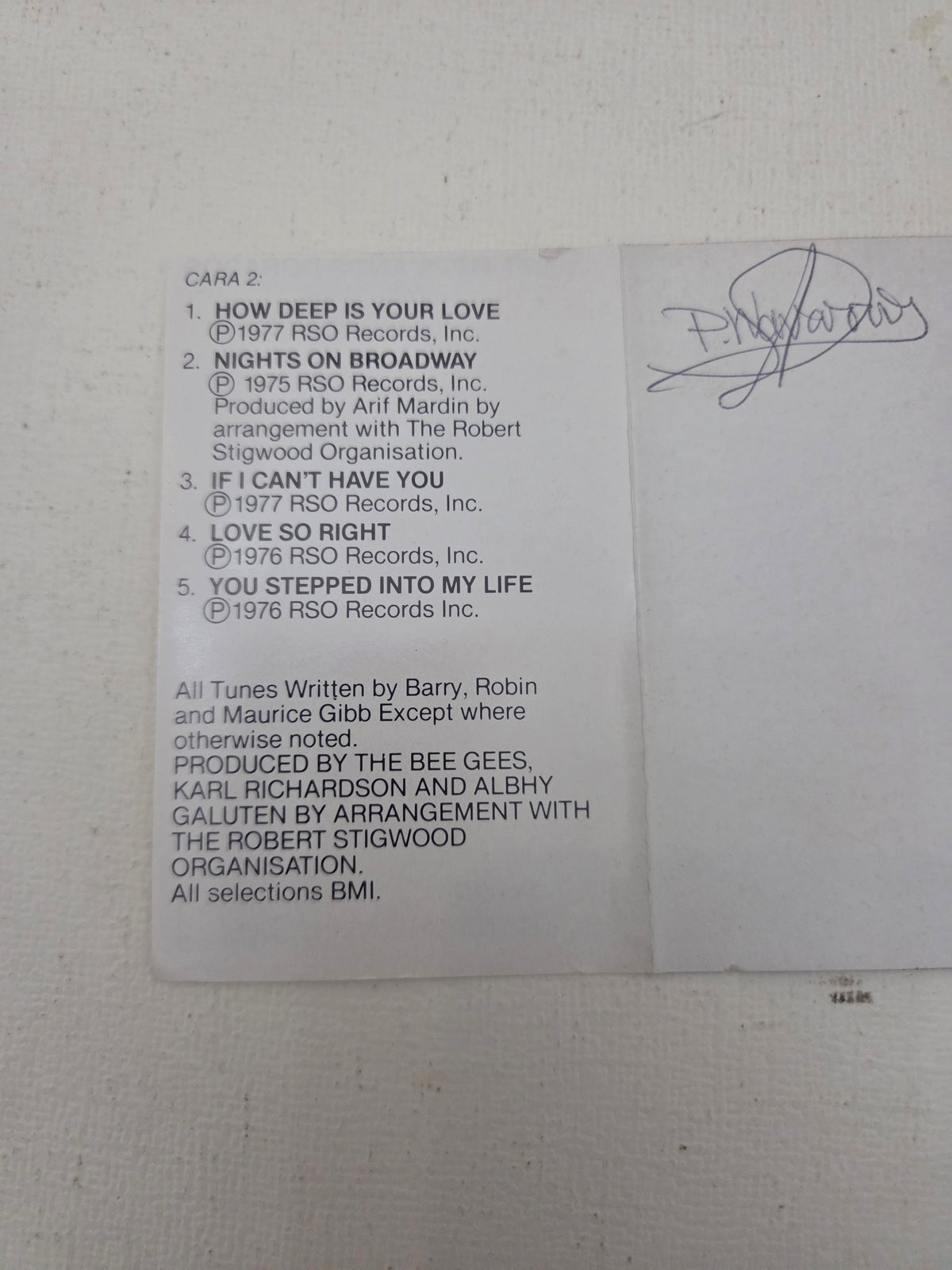 Cassette Bee Gees – Años Dorados 1975-1980