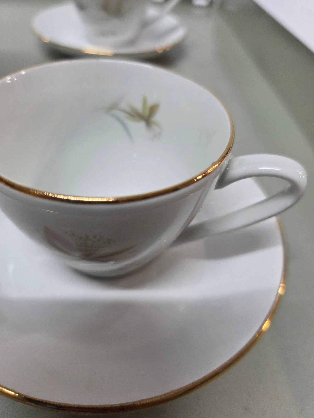 Juego de café vintage de porcelana Porzelanit