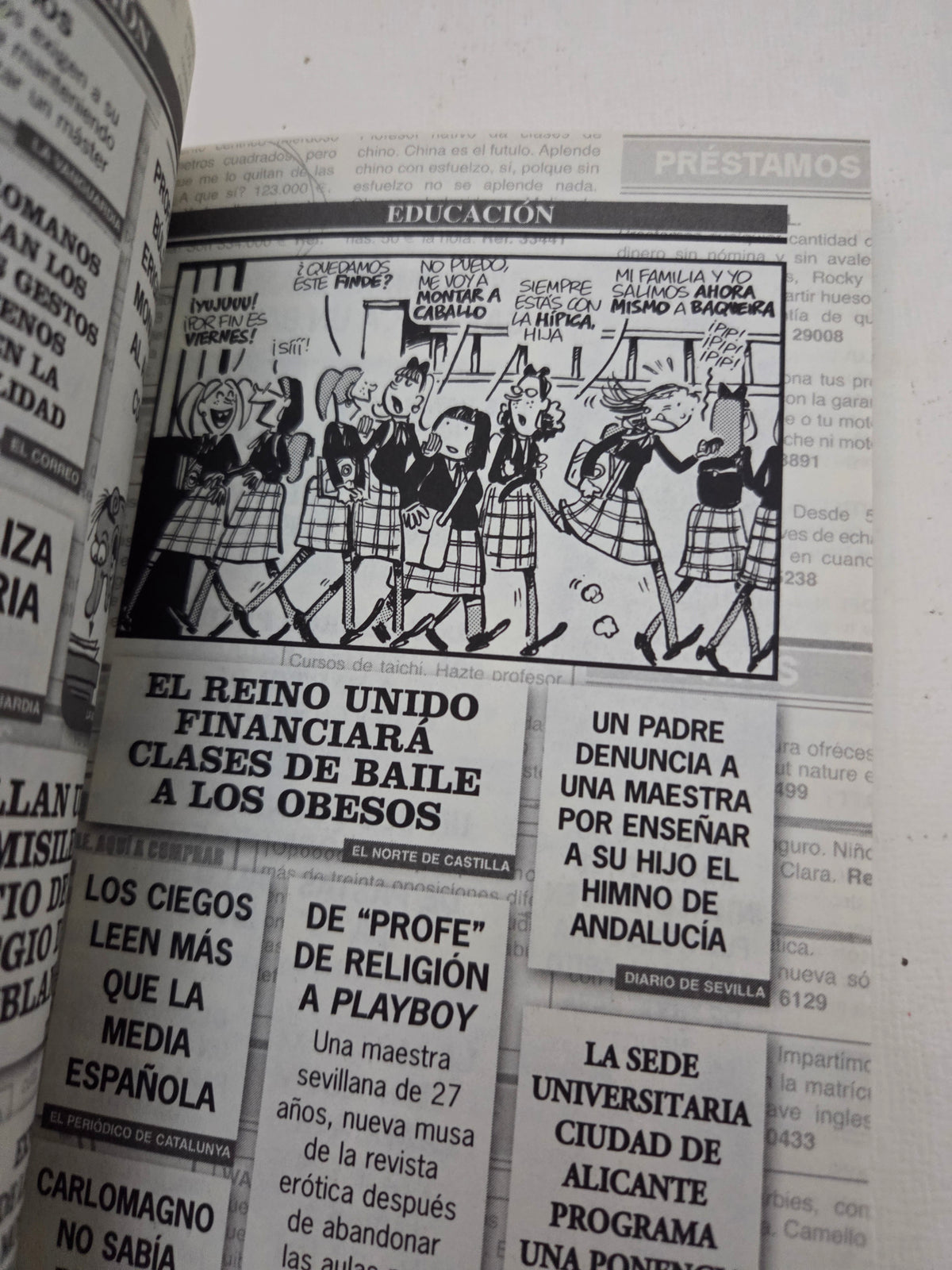 Recortes de la Prensa Seria - El Jueves.