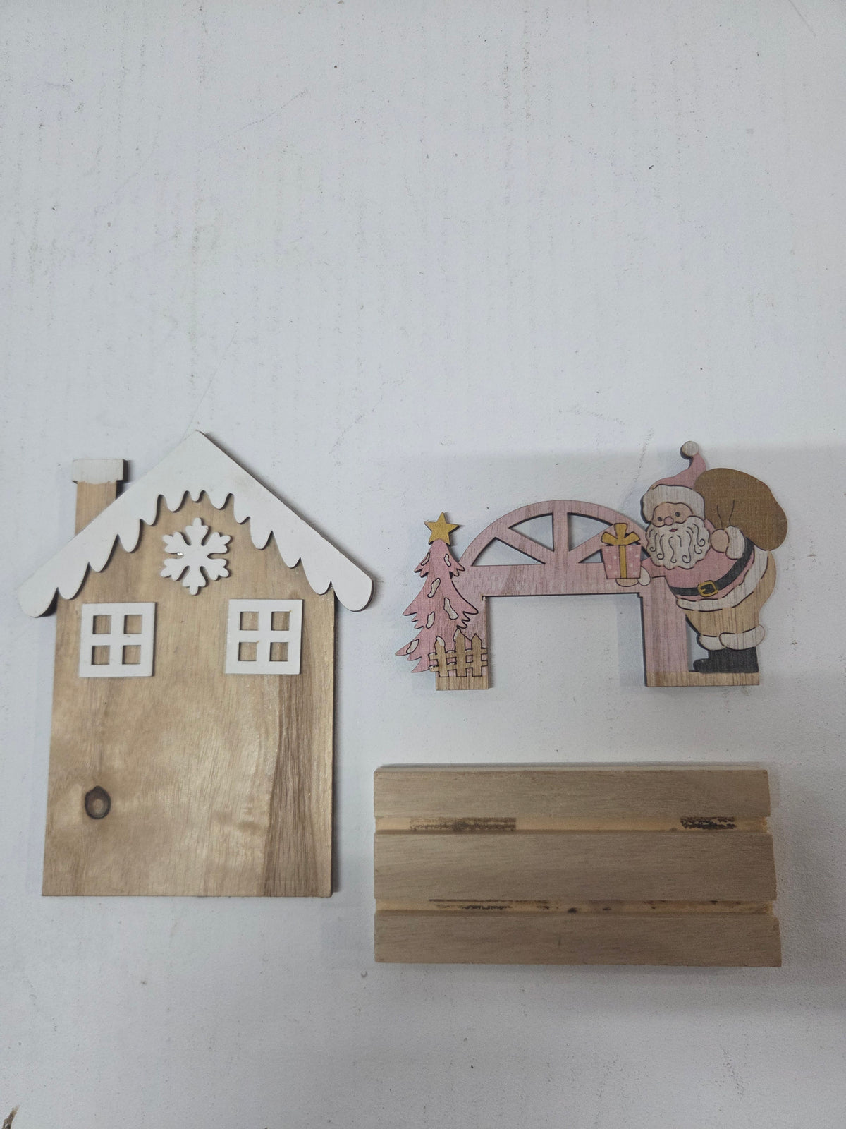 Decoración Navideña de Madera Desmontable