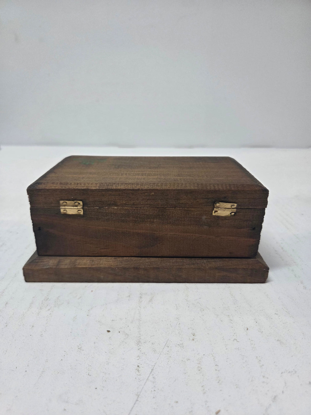 Caja Joyero de Madera de Autor. Objeto de Artesanía Firmado por Vicente Ramos