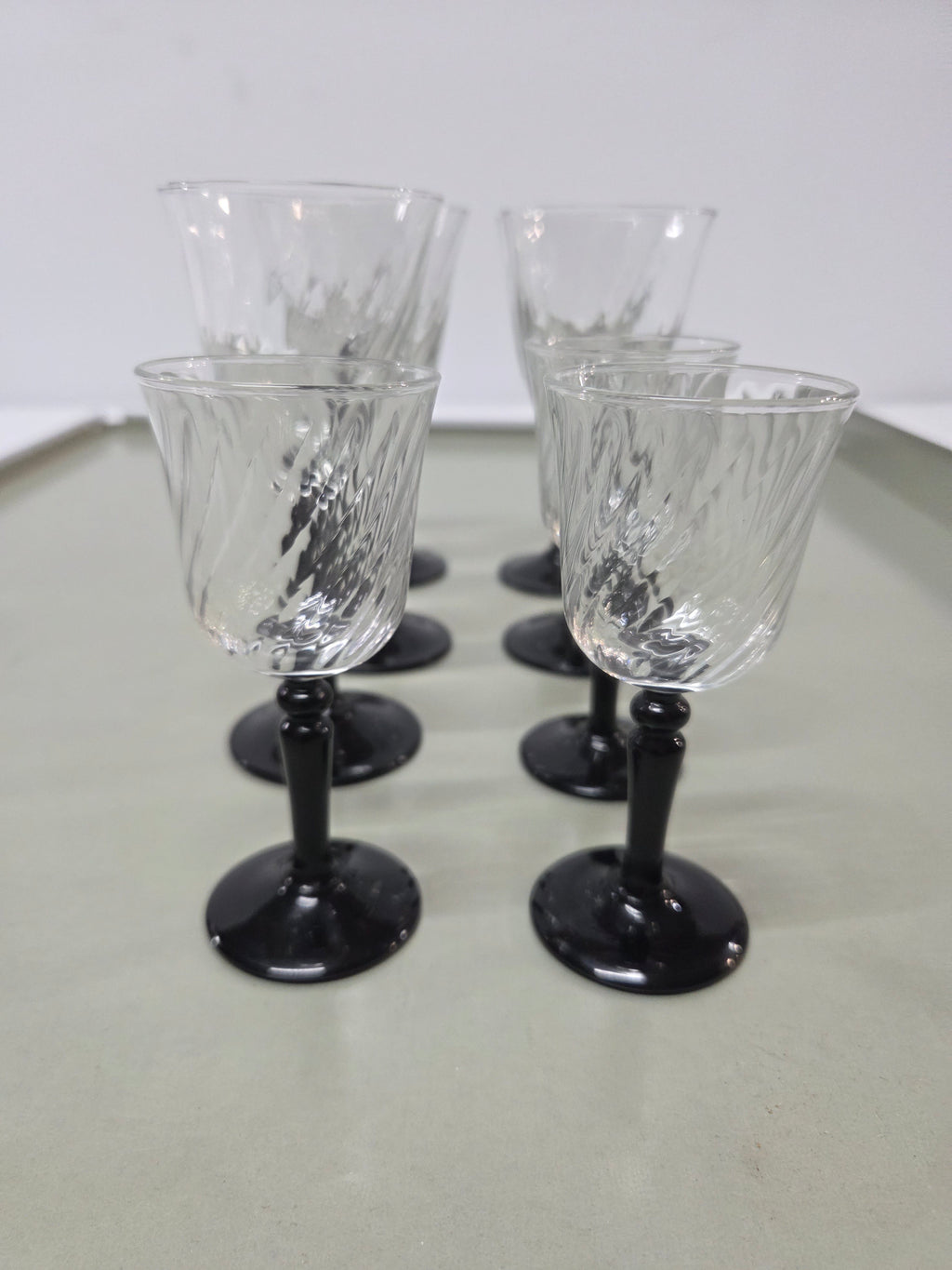 Lote de 8 copas vintage francesas