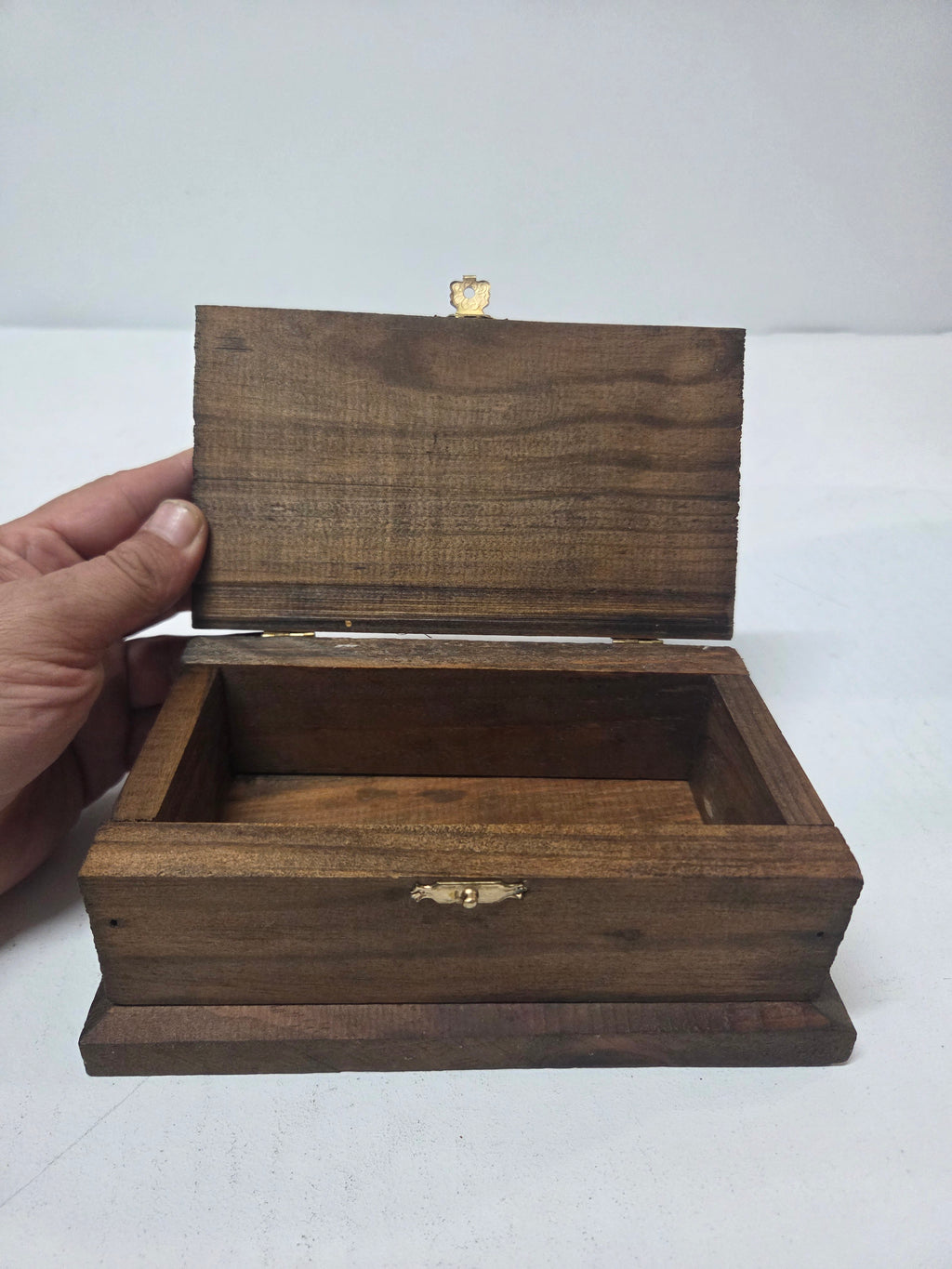 Caja Joyero de Madera de Autor. Objeto de Artesanía Firmado por Vicente Ramos