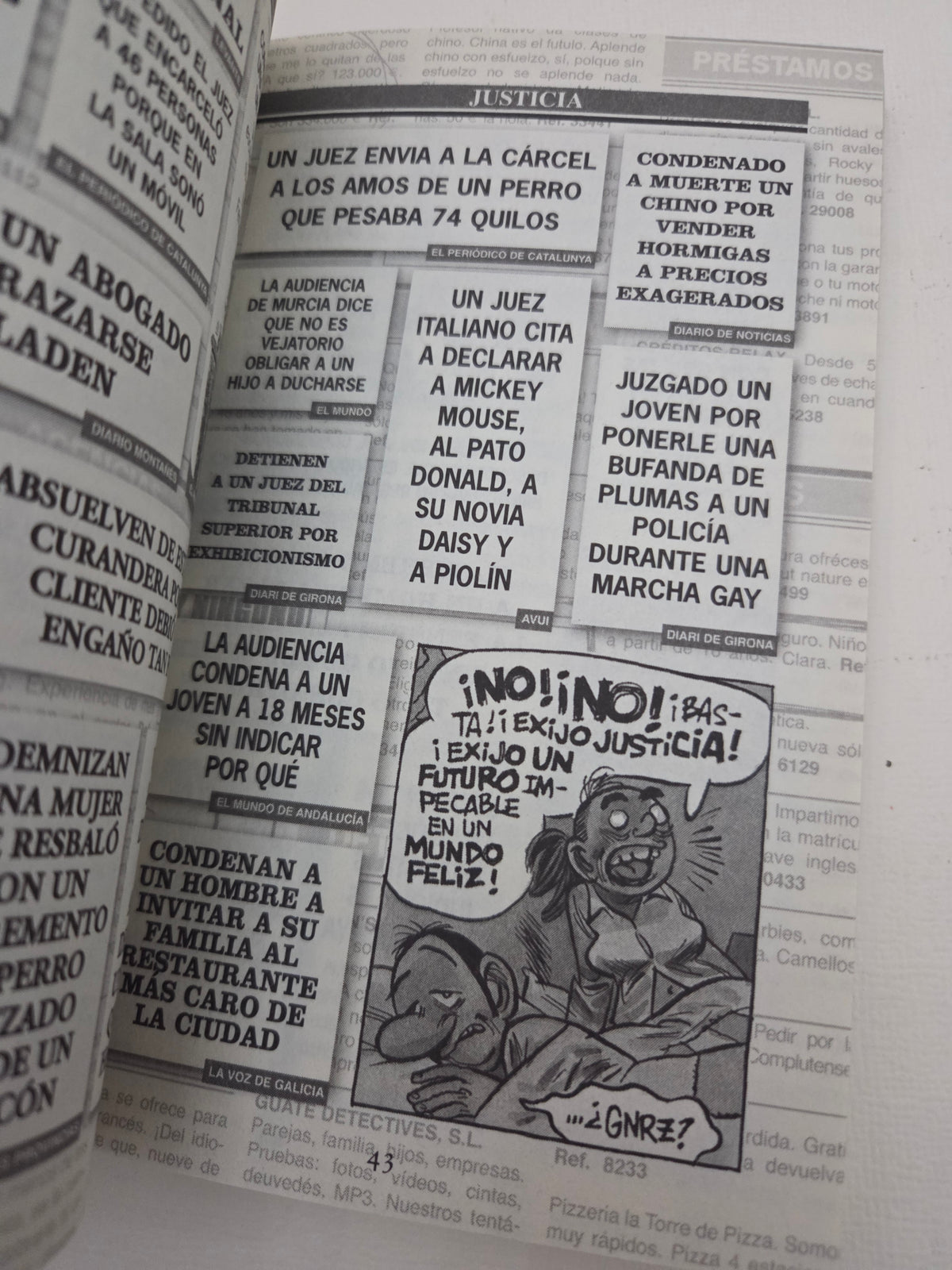 Recortes de la Prensa Seria - El Jueves.