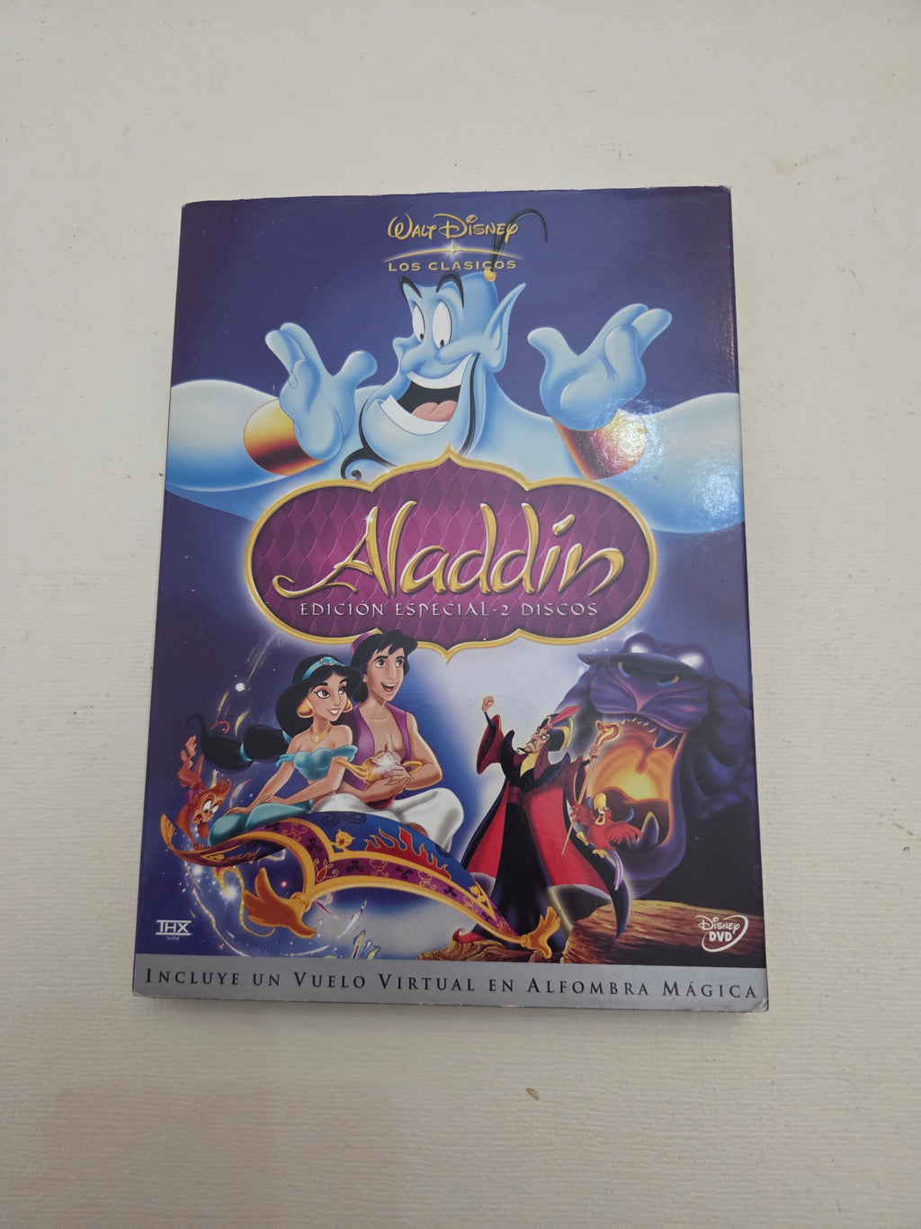 DVD Aladdín.