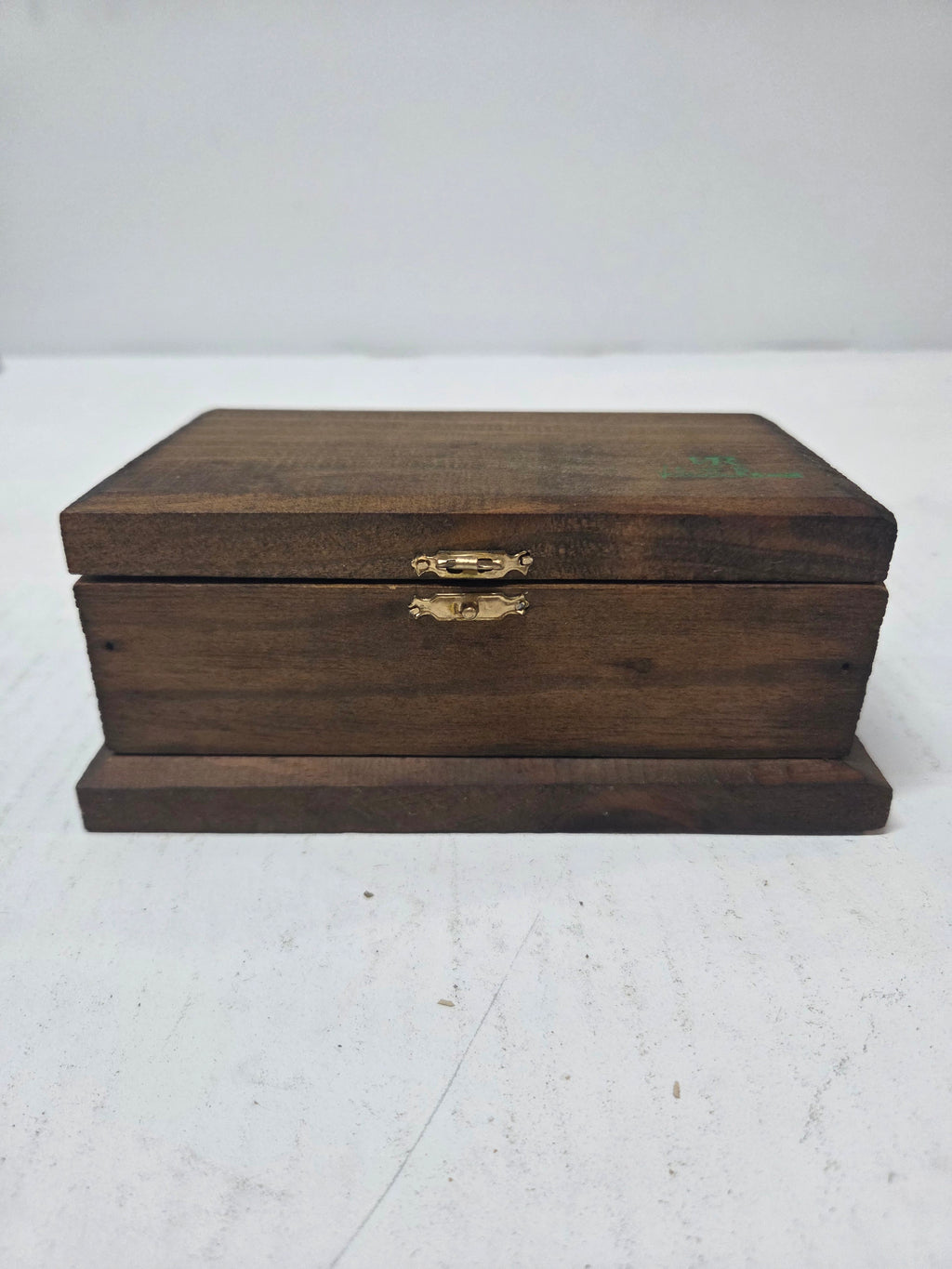 Caja Joyero de Madera de Autor. Objeto de Artesanía Firmado por Vicente Ramos